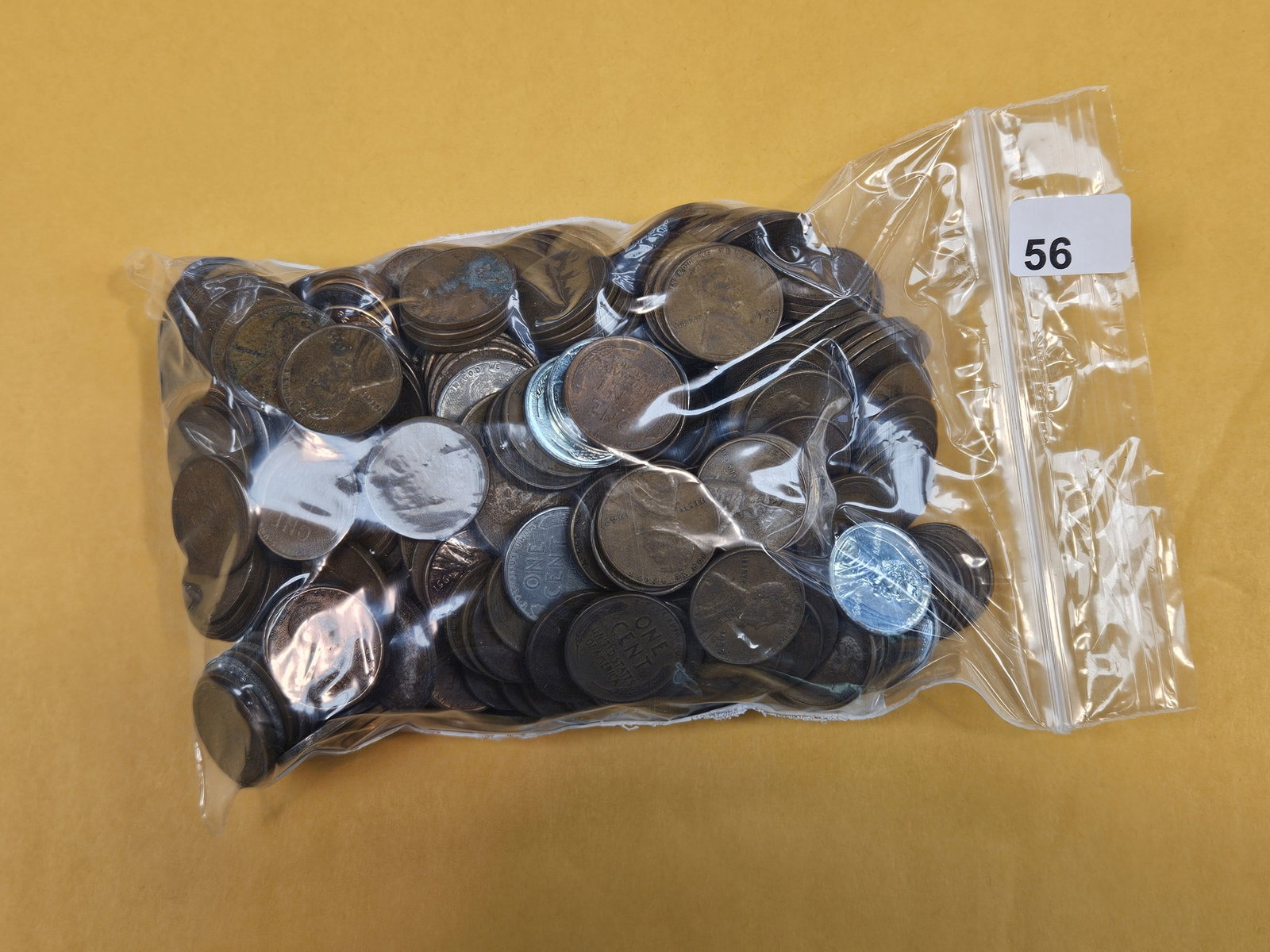TWO Pounds of Wheat Cents: All from across the counter. We just put them in 2 pound bags. Unchecked by us