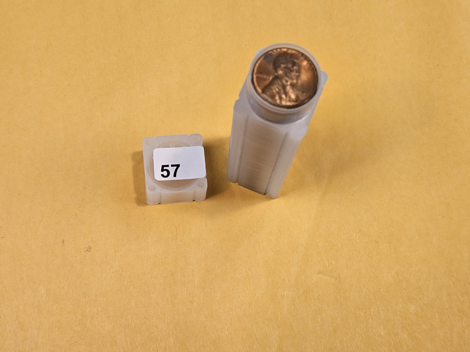 Brilliant Uncirculated Roll of 1945 Wheat cents - 3