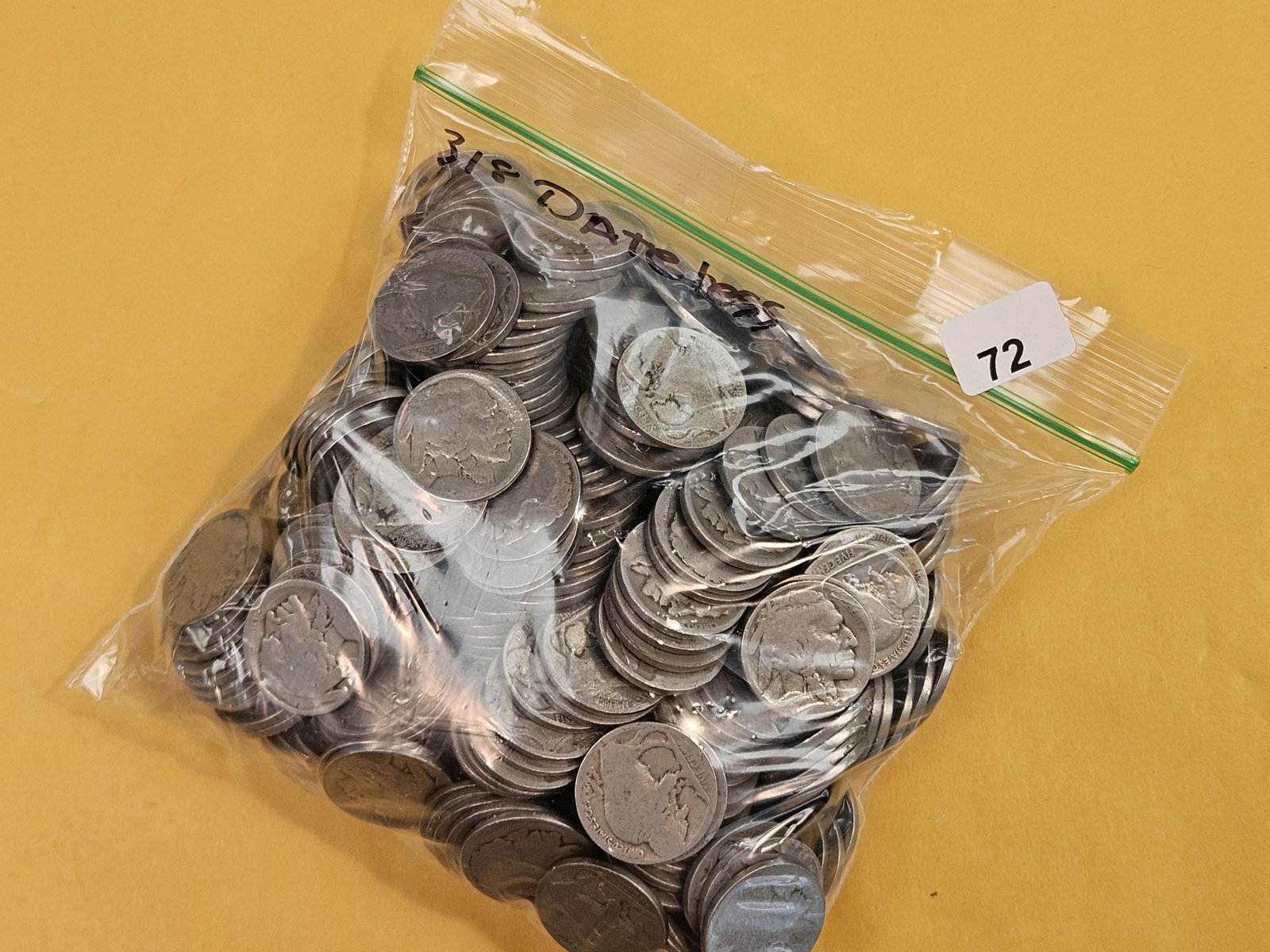 THREE Hundred eighteen Buffalo Nickels: Dateless