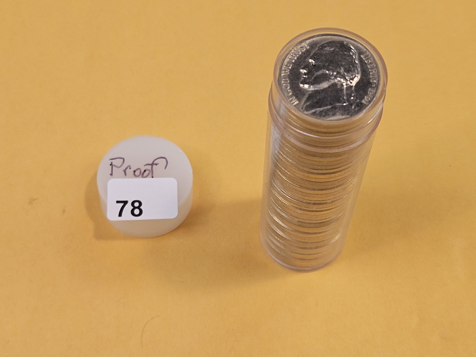 Full roll of mixed Proof Jefferson Nickels - 2