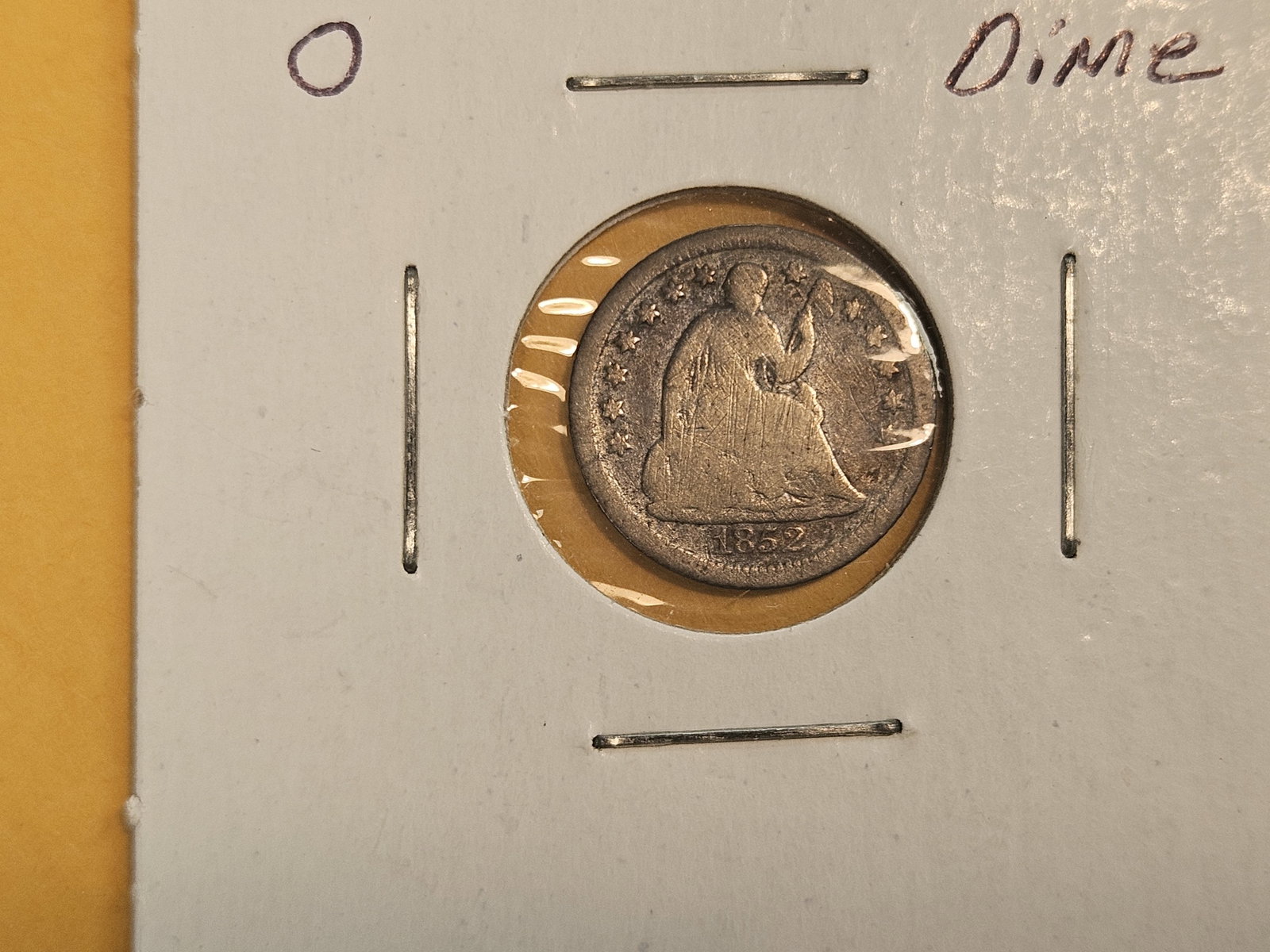 Three Seated Liberty silver Half-Dimes - 2
