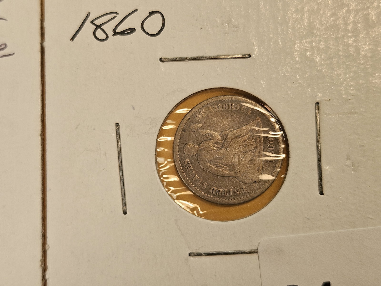 Three Seated Liberty silver Half-Dimes - 3