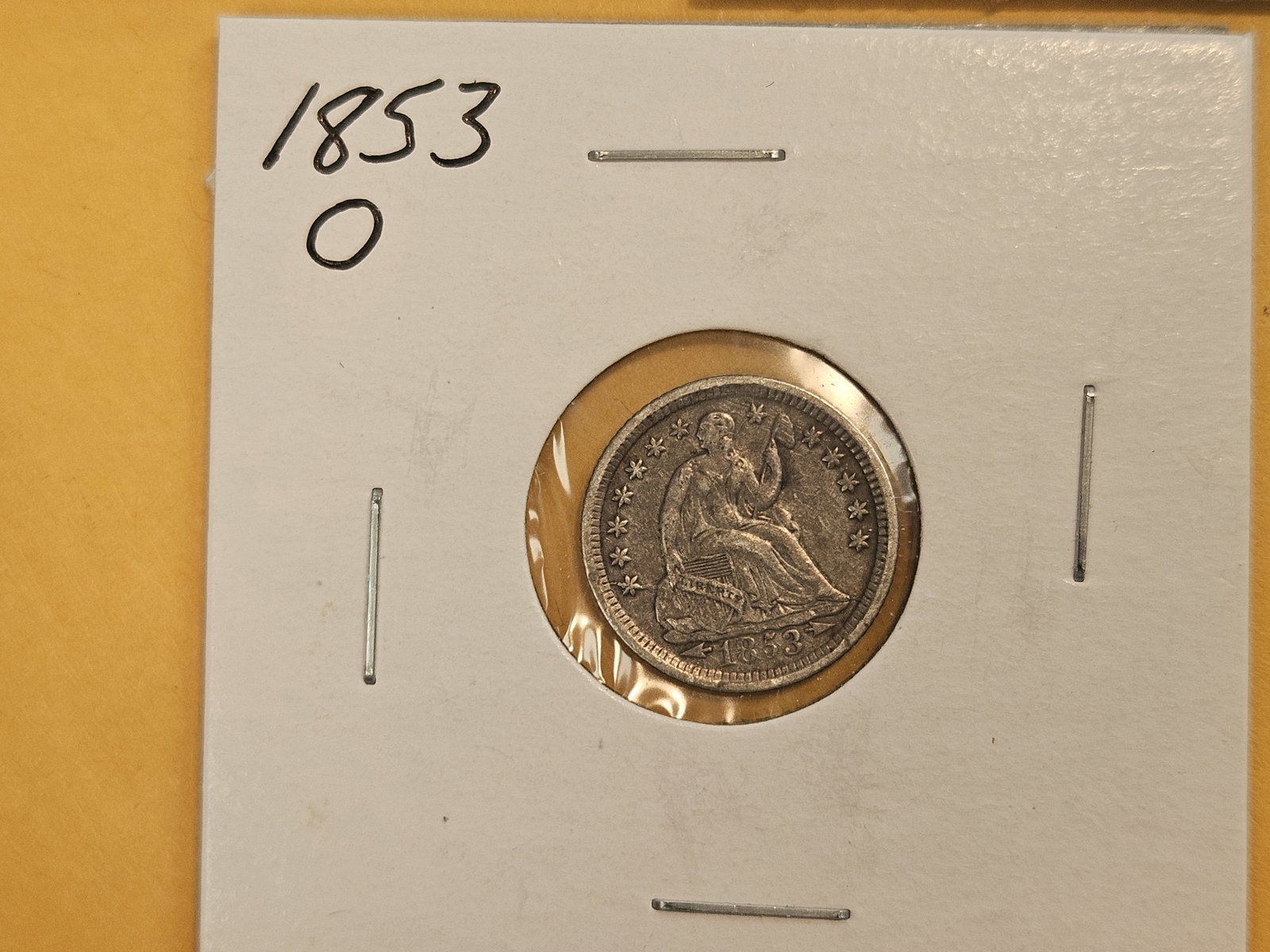 Three Seated Liberty silver Half-Dimes - 4