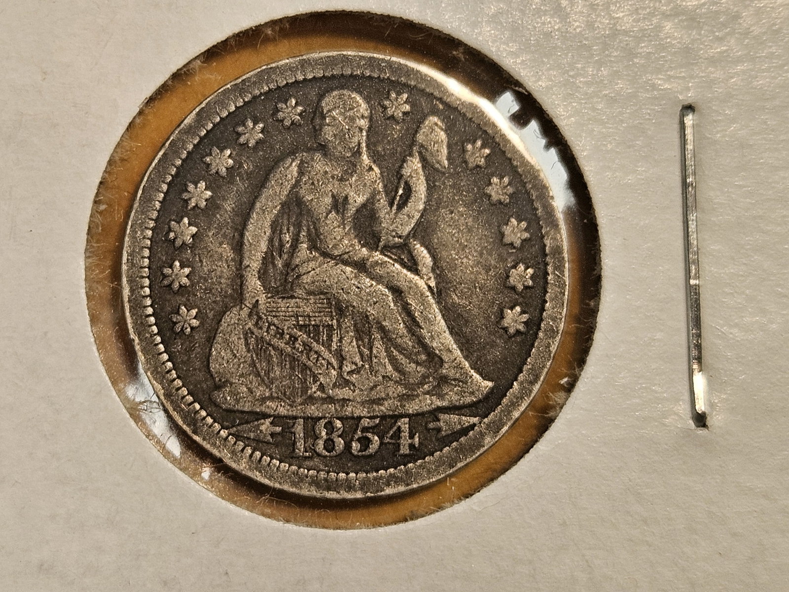 1854 and 1857-O Seated Liberty Silver Dimes - 2