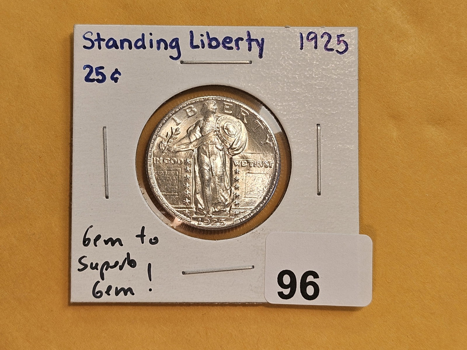 ** GEM to Superb GEM Brilliant Uncirculated 1925 Standing Liberty Quarter - 2