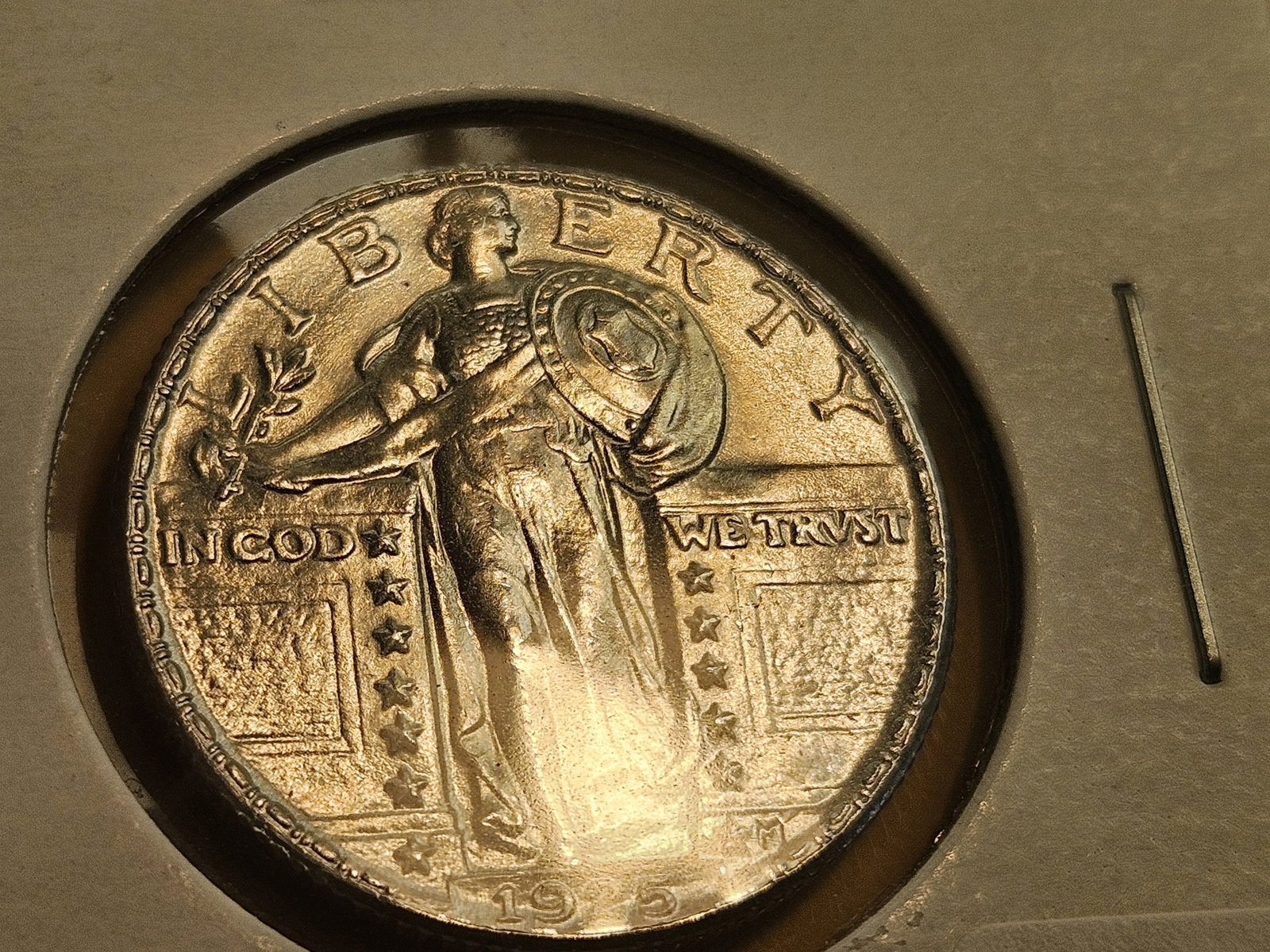 ** GEM to Superb GEM Brilliant Uncirculated 1925 Standing Liberty Quarter - 4