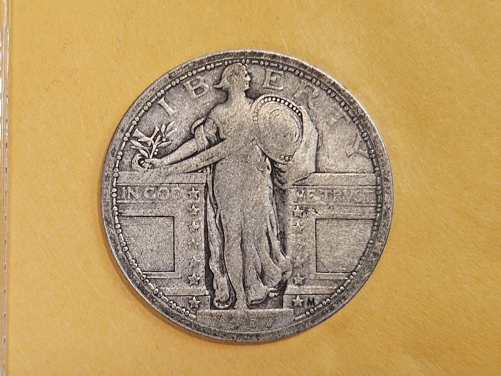 Better Date 1917 Standing Liberty Quarter in Very Fine - 3