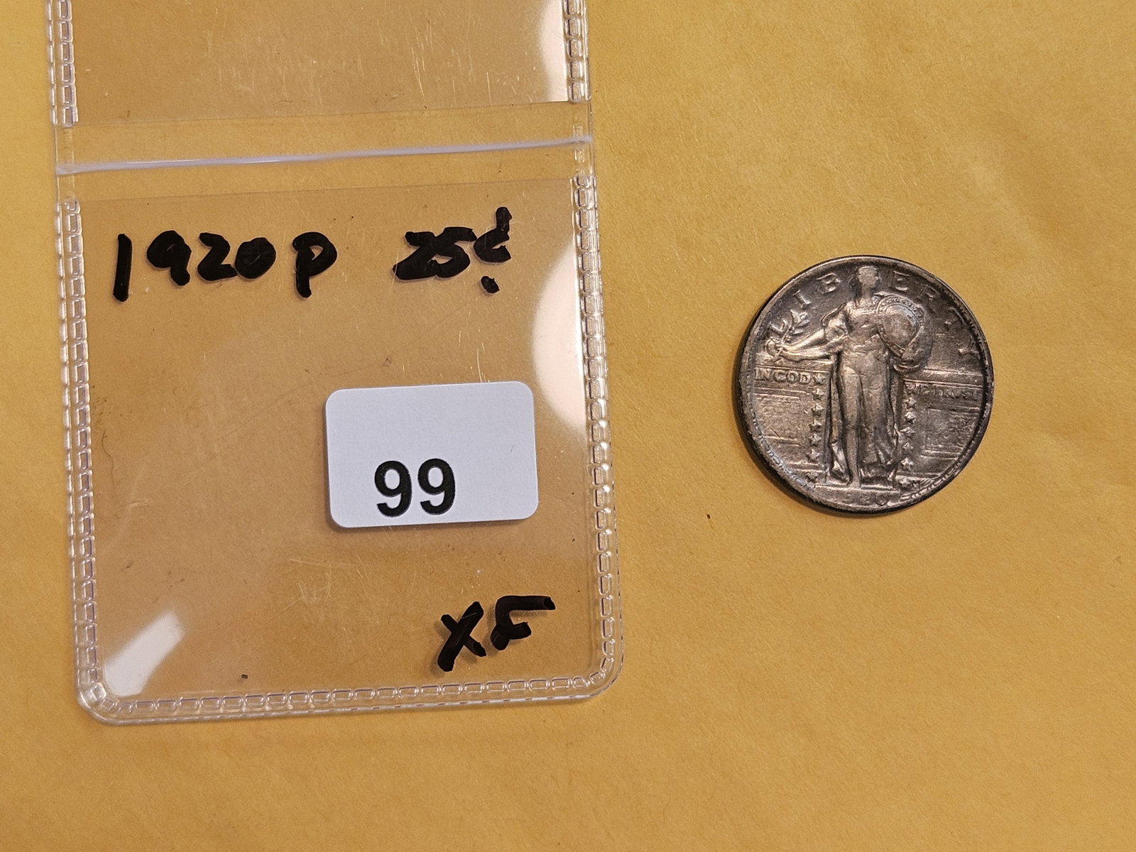 1920 Standing Liberty Quarter in Extra Fine - 2