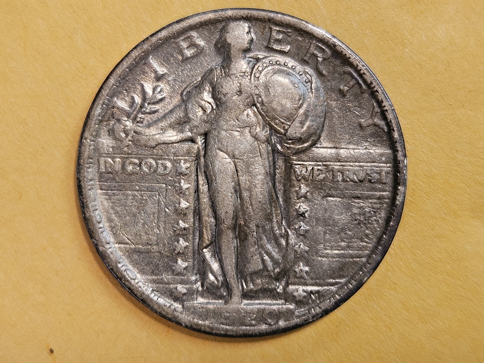 1920 Standing Liberty Quarter in Extra Fine - 3