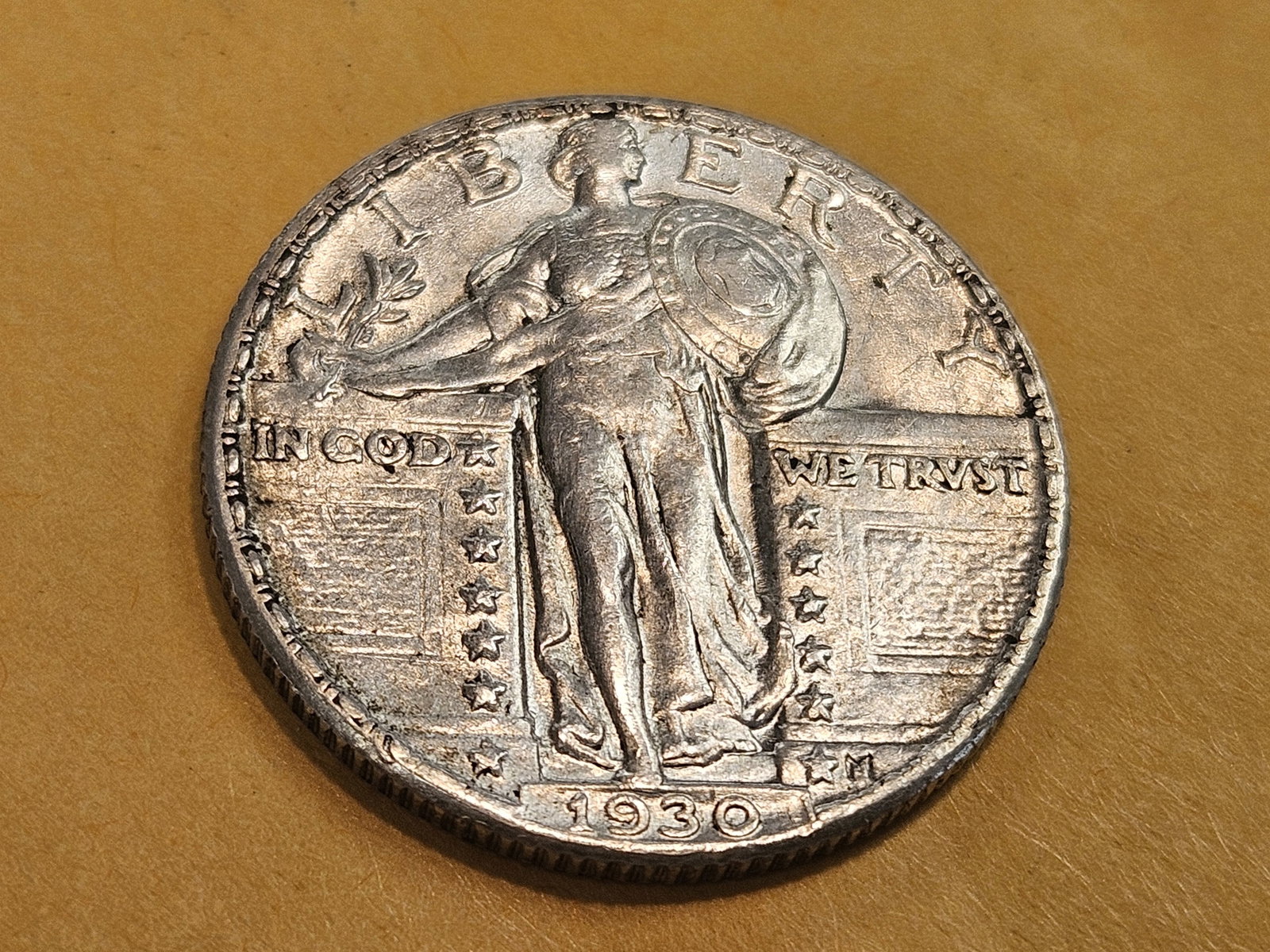 Brilliant About Uncirculated plus 1930 Standing Liberty Quarter - 3