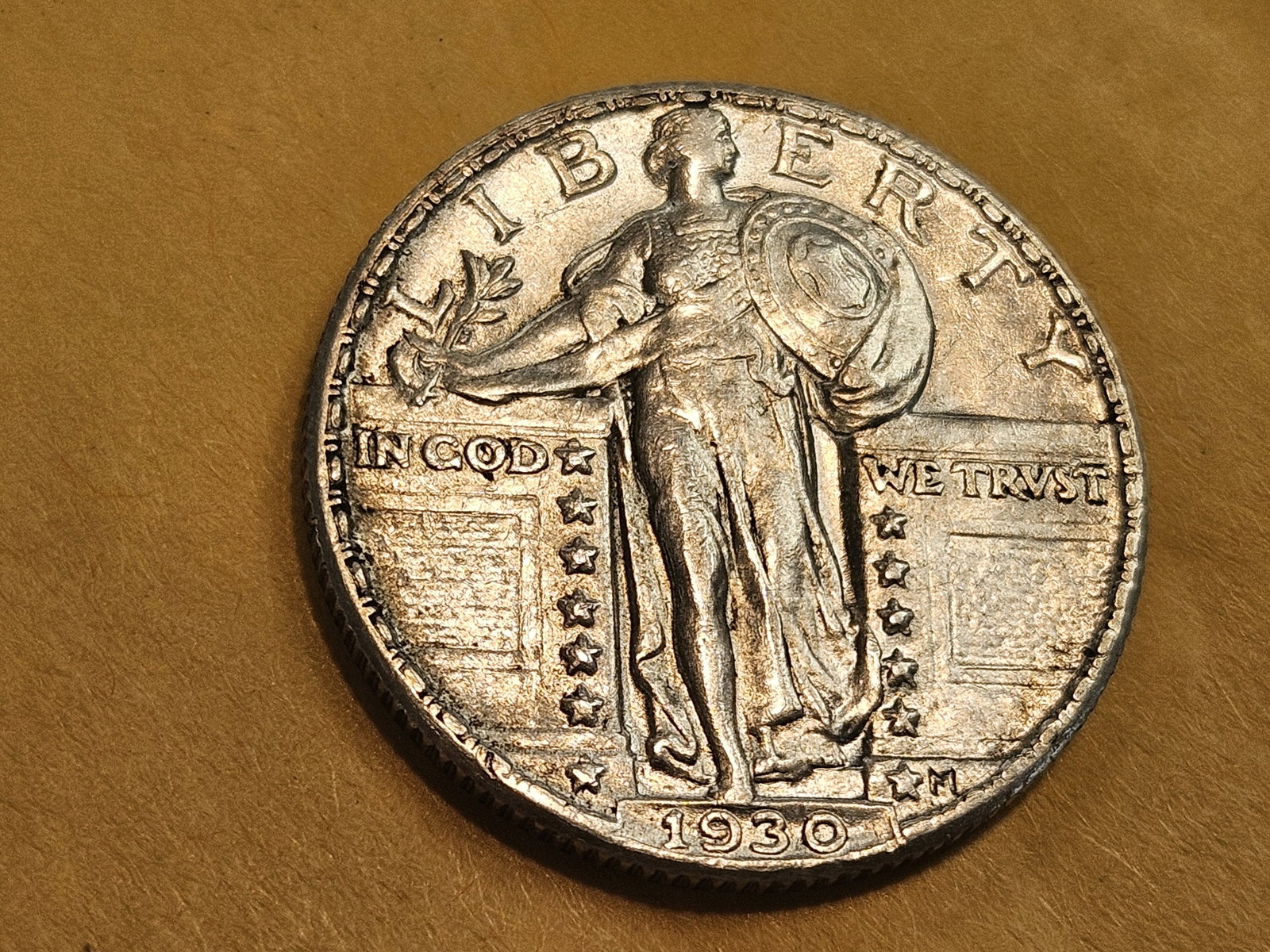 Brilliant About Uncirculated plus 1930 Standing Liberty Quarter - 4