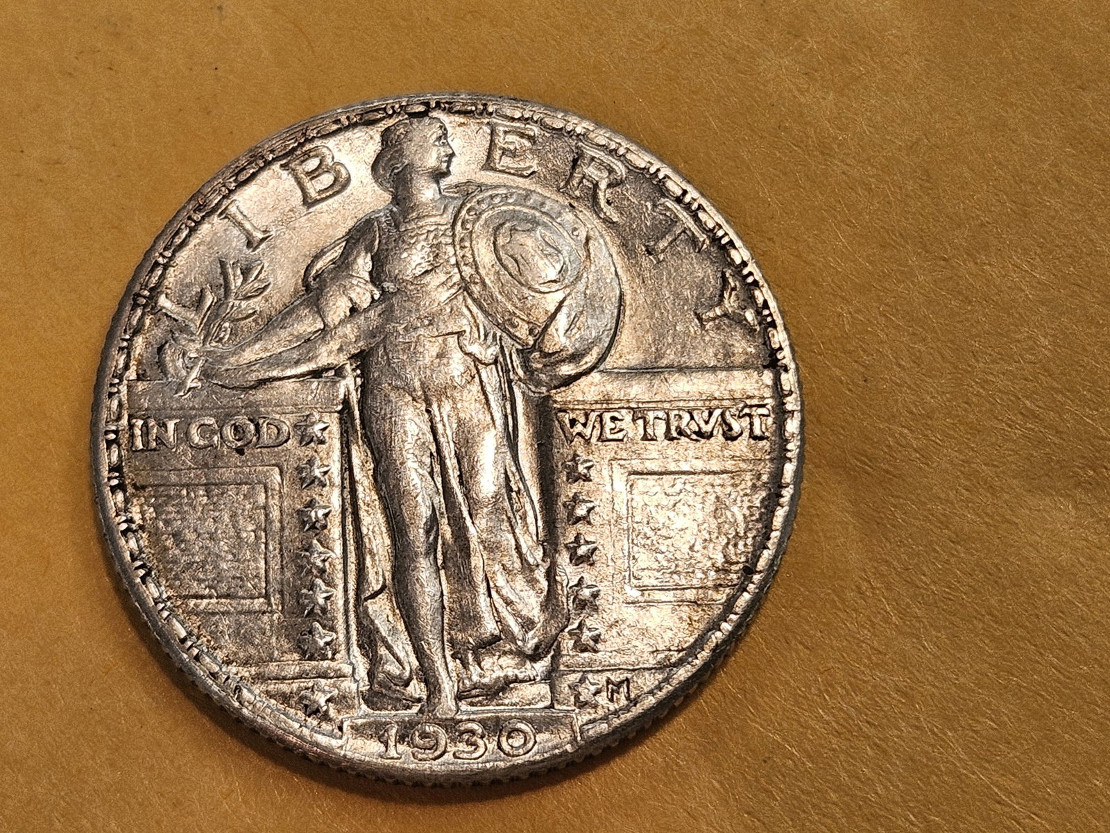 Brilliant About Uncirculated plus 1930 Standing Liberty Quarter - 6