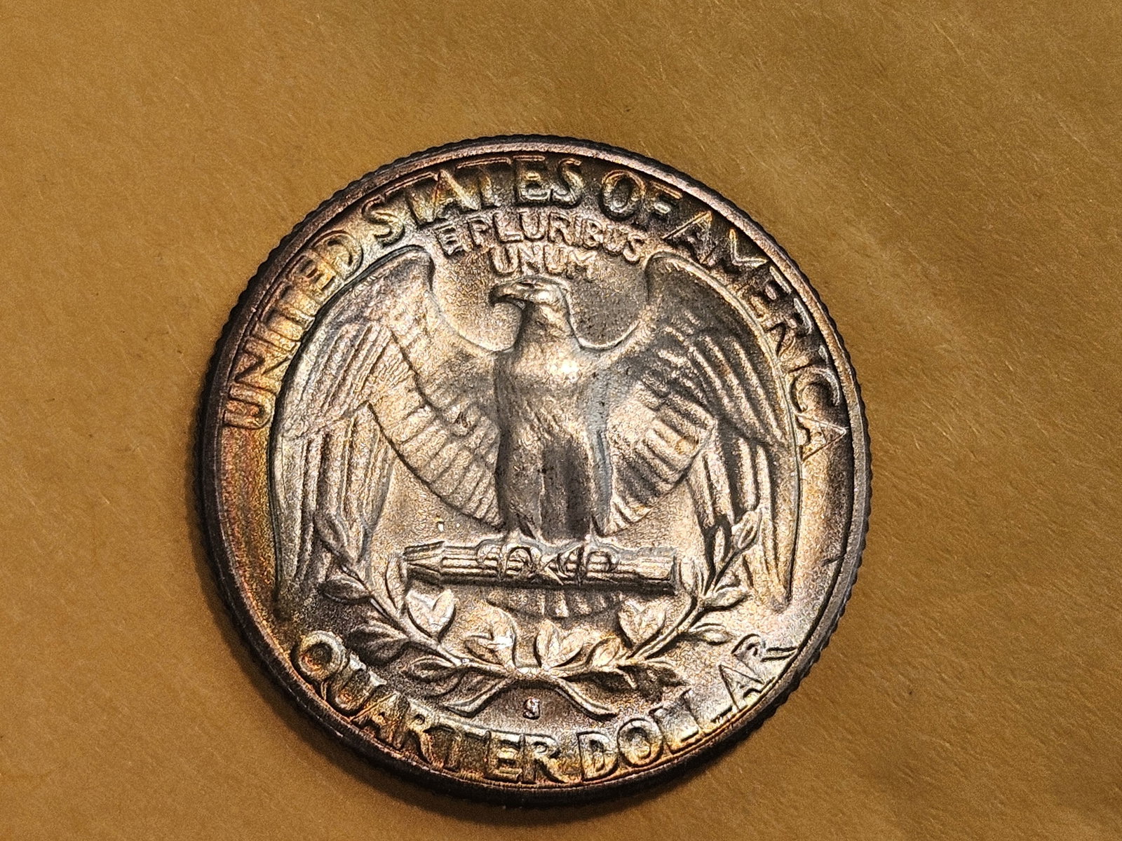 Gorgeous GEM Brilliant Uncirculated 1950-S Washington Quarter - 10