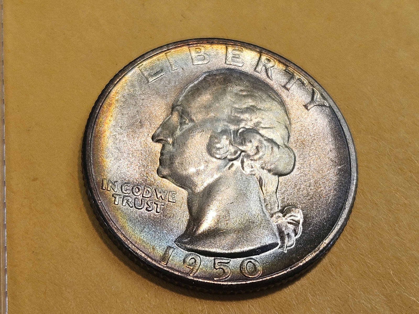 Gorgeous GEM Brilliant Uncirculated 1950-S Washington Quarter - 4