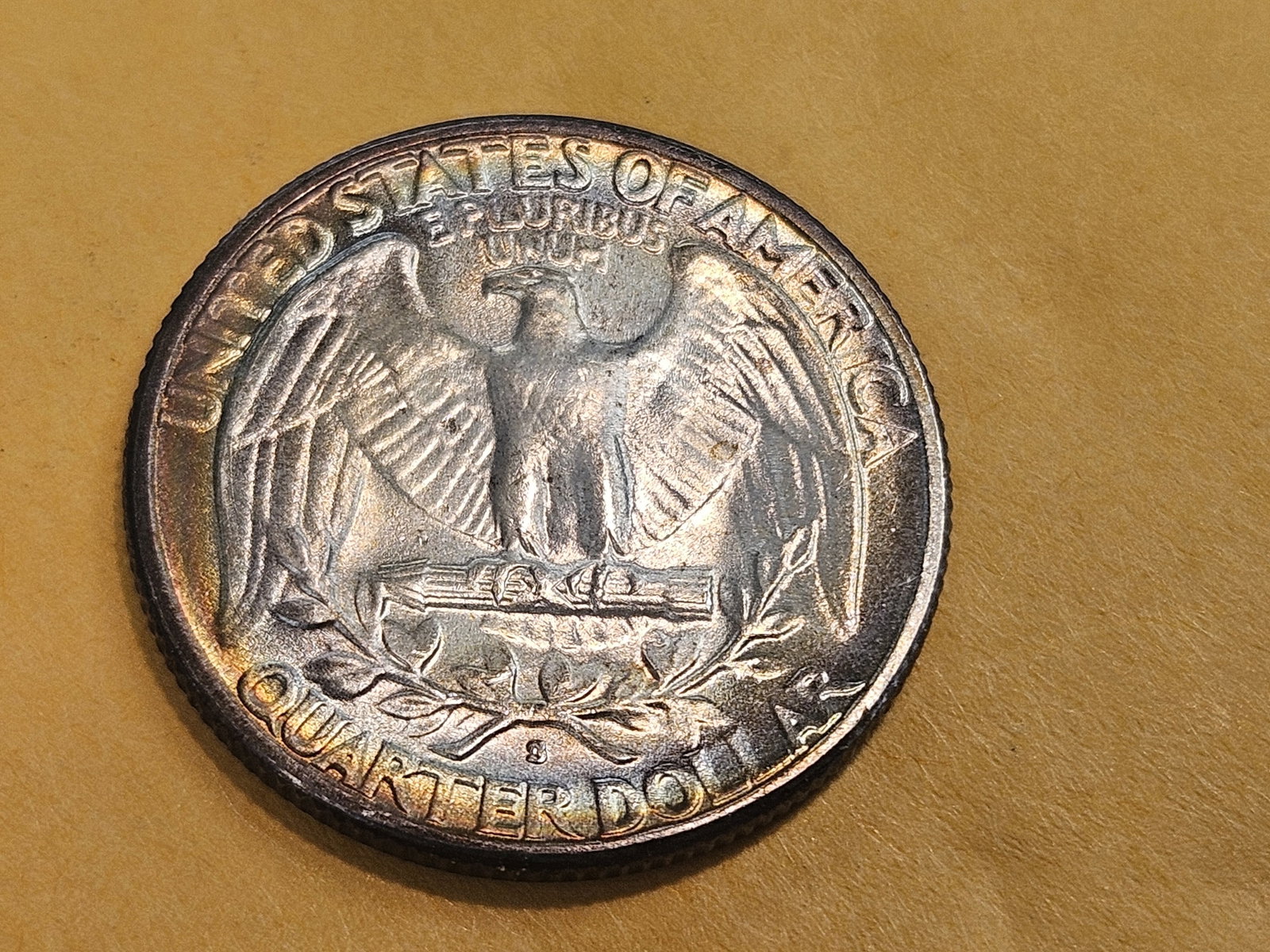 Gorgeous GEM Brilliant Uncirculated 1950-S Washington Quarter - 8