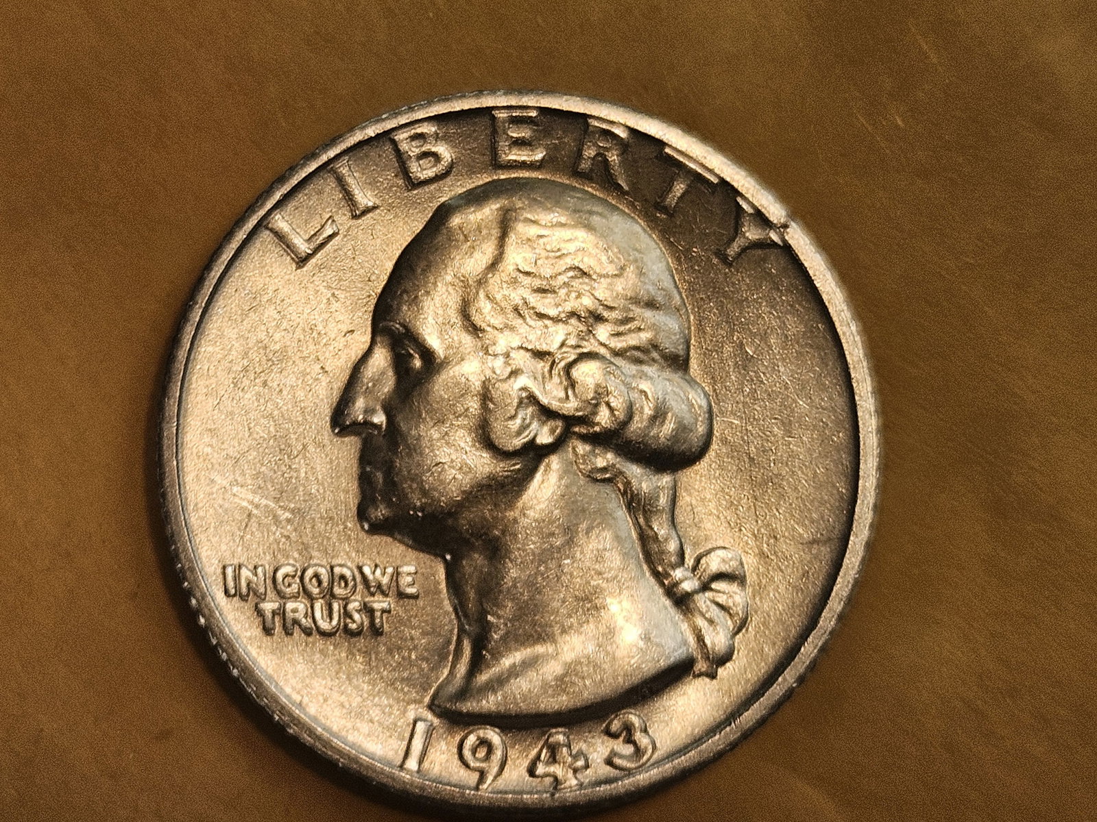 ** KEY VARIETY ** 1943-S DDO Washington Quarter in Choice Brilliant Uncirculated - 4