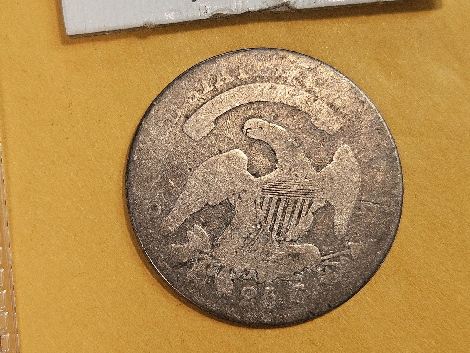 Scarcer 1820 Capped Bust silver Quarter - 3