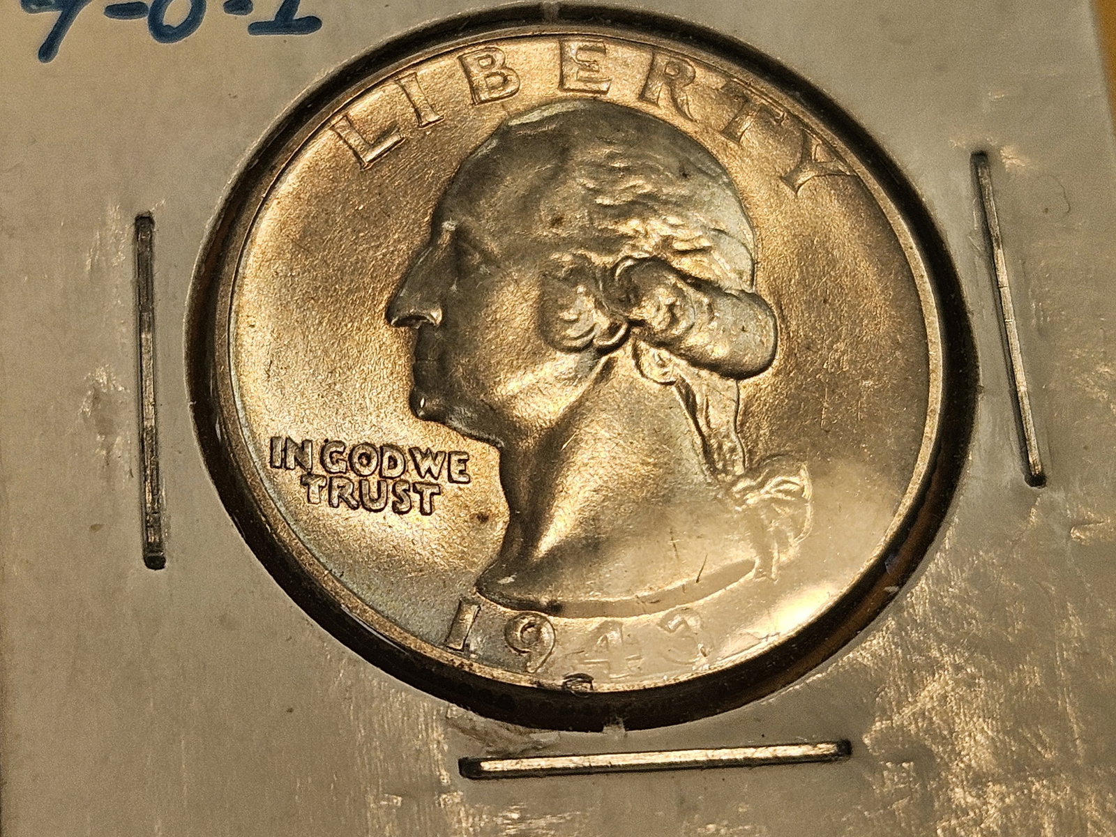 Variety! Very Choice Brilliant Uncirculated 1943 DDO Quarter - 3