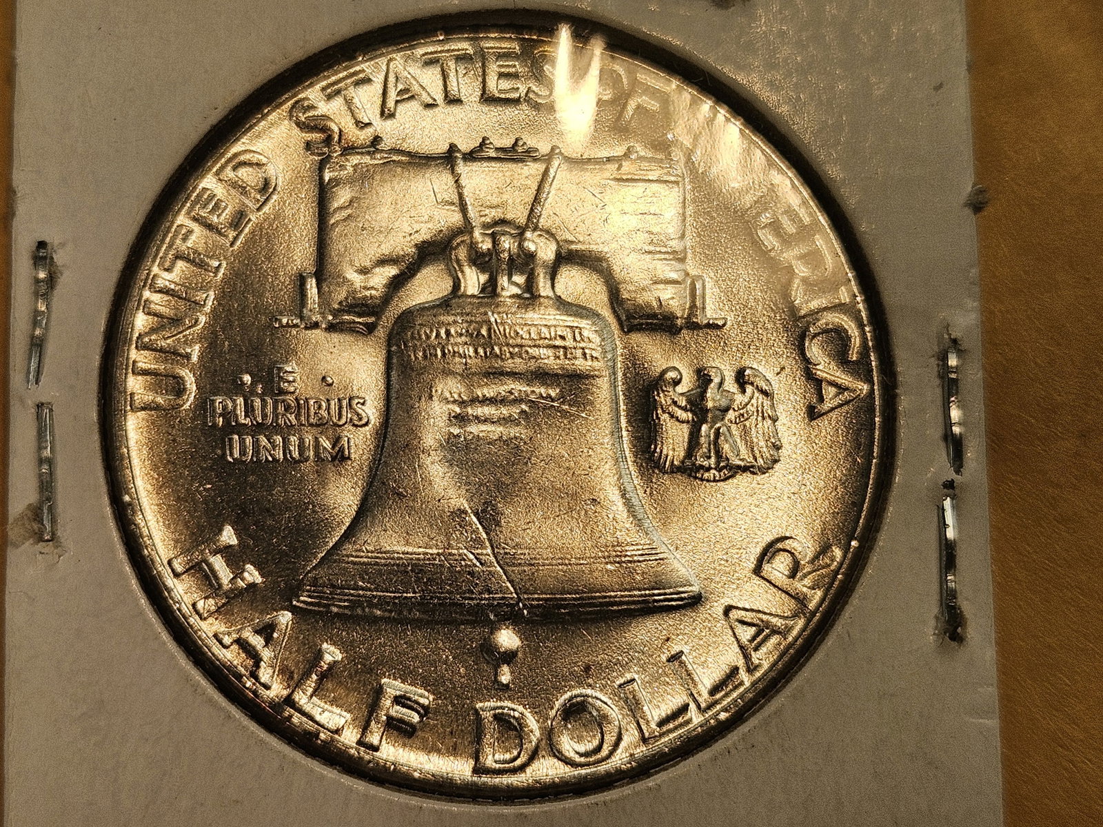 Choice Brilliant Uncirculated 1955 Franklin Half Dollar - 4