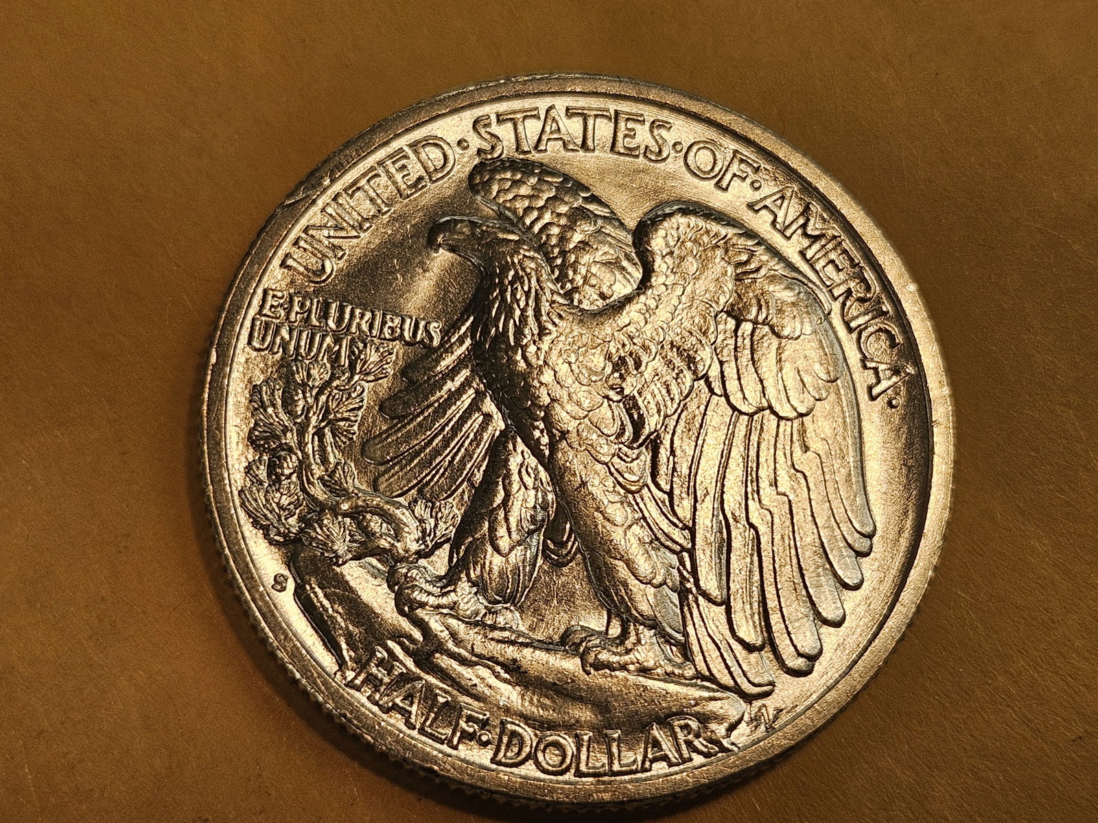 Very Choice Brilliant Uncirculated 1942-S Walking Liberty Half Dollar - 5