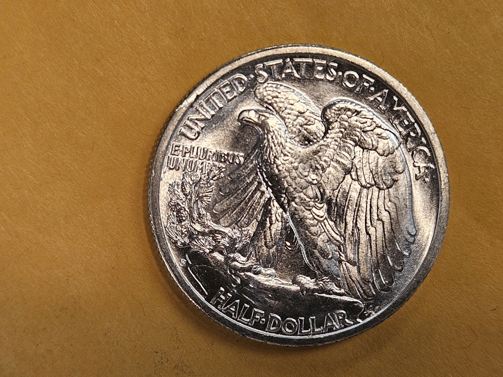 Very Choice Brilliant Uncirculated 1942-S Walking Liberty Half Dollar - 6