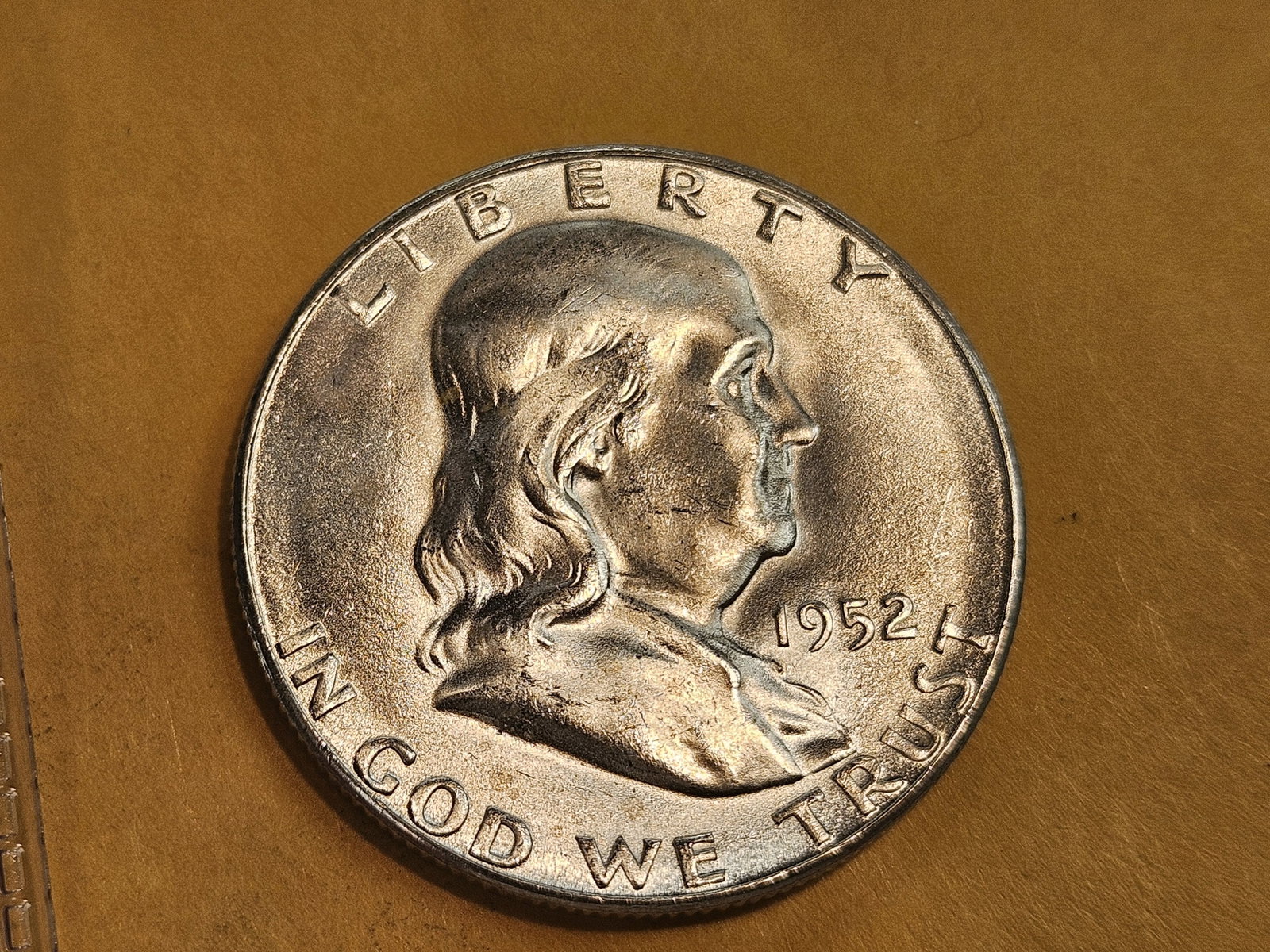 GEM Brilliant Uncirculated 1952-S Franklin Half Dollar - 3