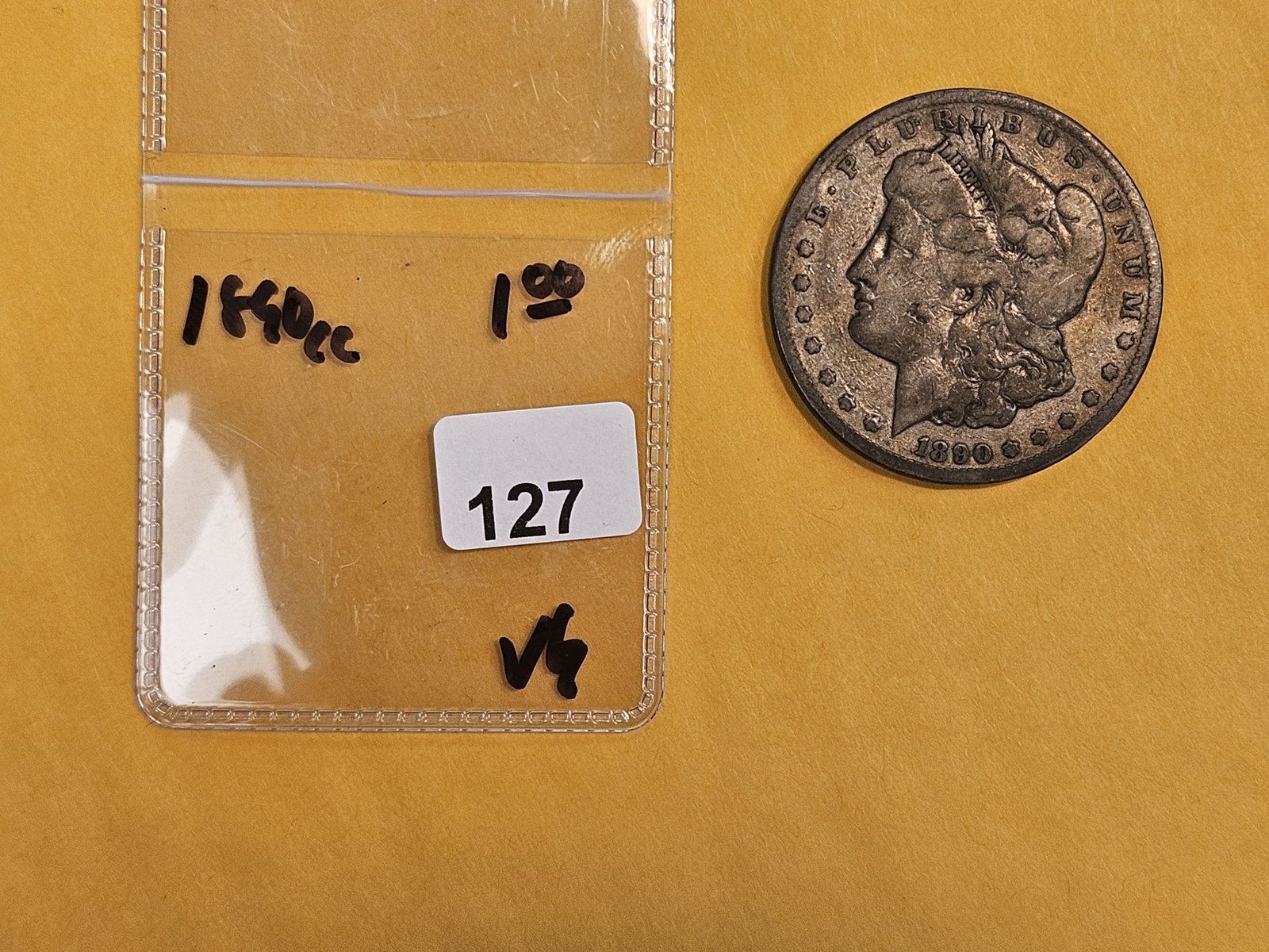 ** KEY DATE ** 1890-CC Morgan Dollar in Very Good - 2