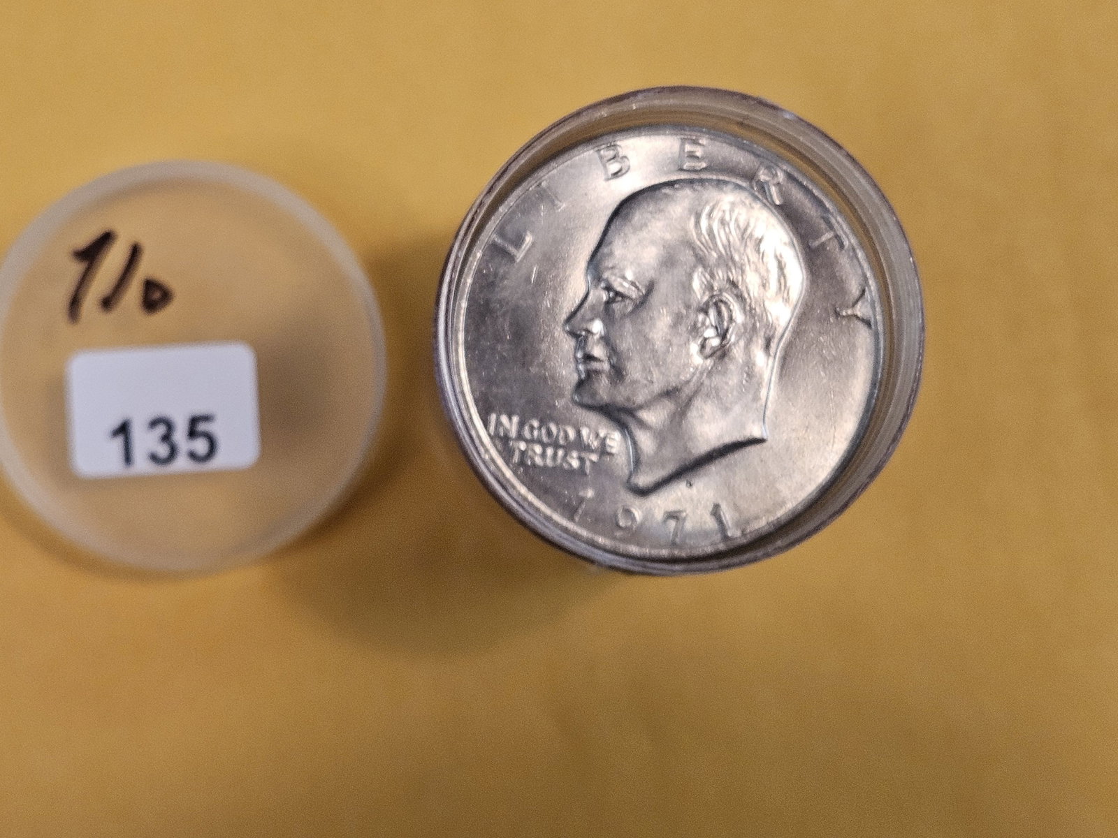 Brilliant Uncirculated roll of 1971-D Eisenhower Dollars - 2