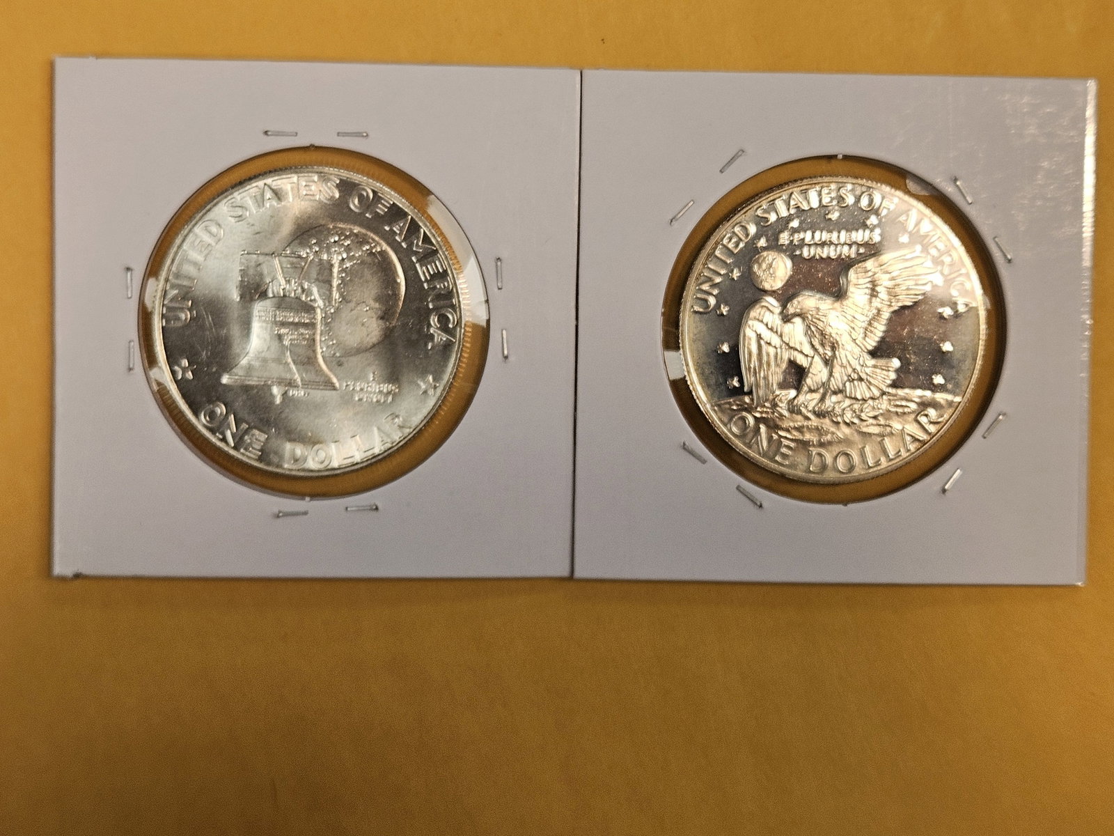 Two GEM Silver Eisenhower Dollars - 3