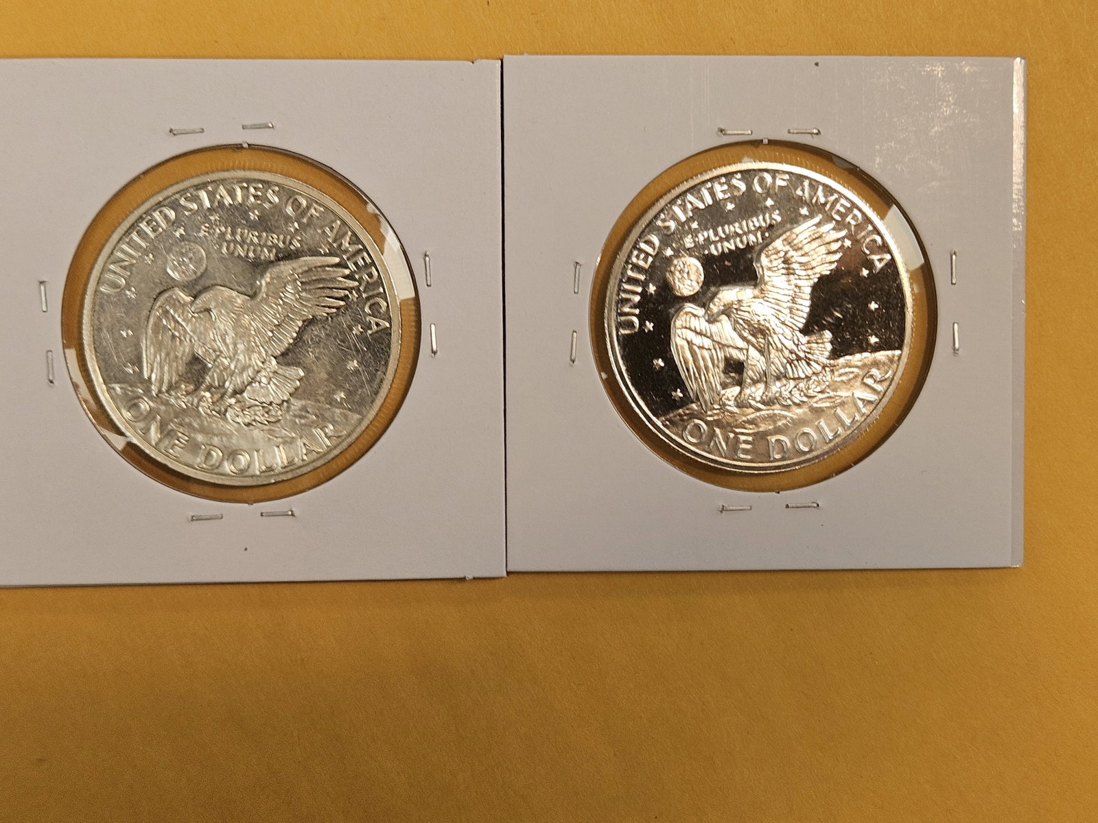 Two GEM Proof Silver Eisenhower Dollars - 2
