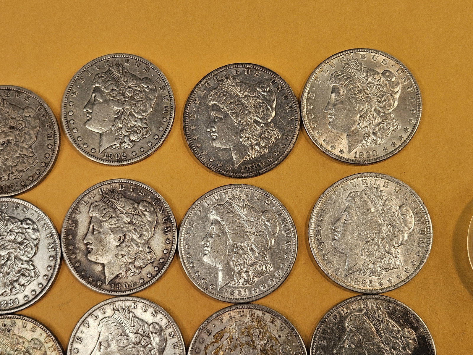 ** FULL ROLL ** Twenty Morgan Silver Dollars - 3