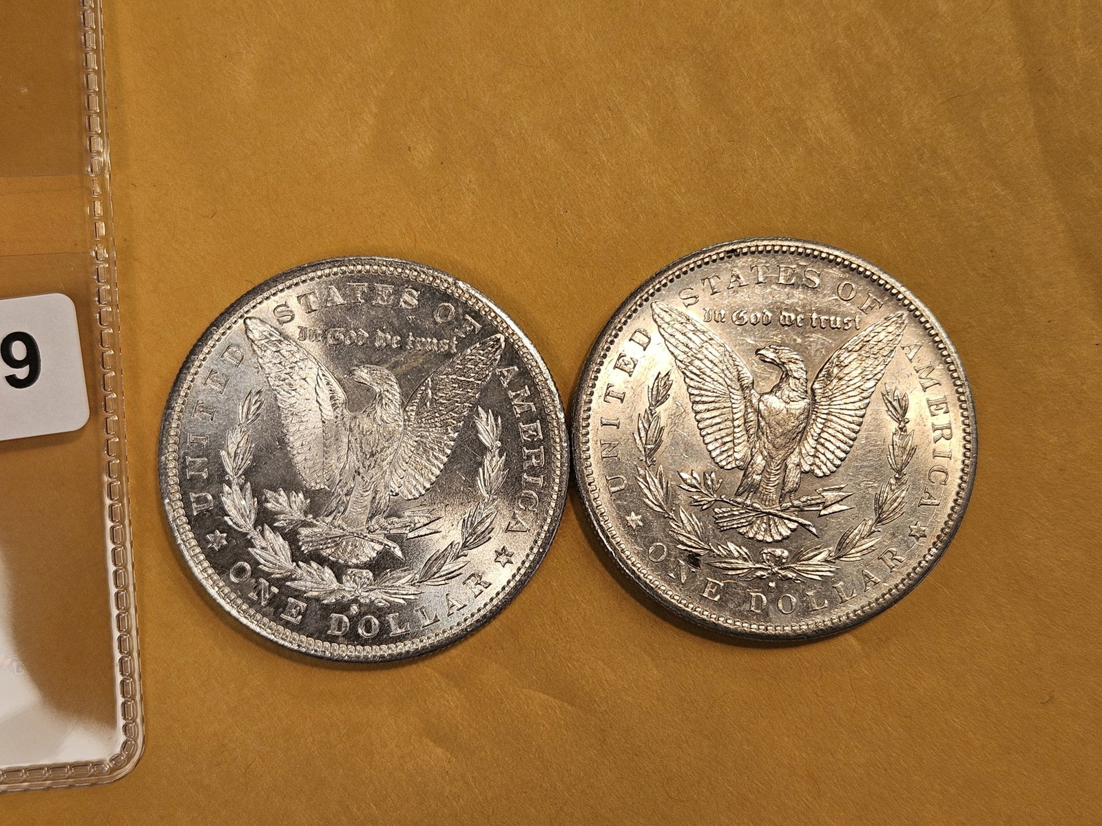 Two Brilliant About Uncirculated plus Morgan Dollars - 3