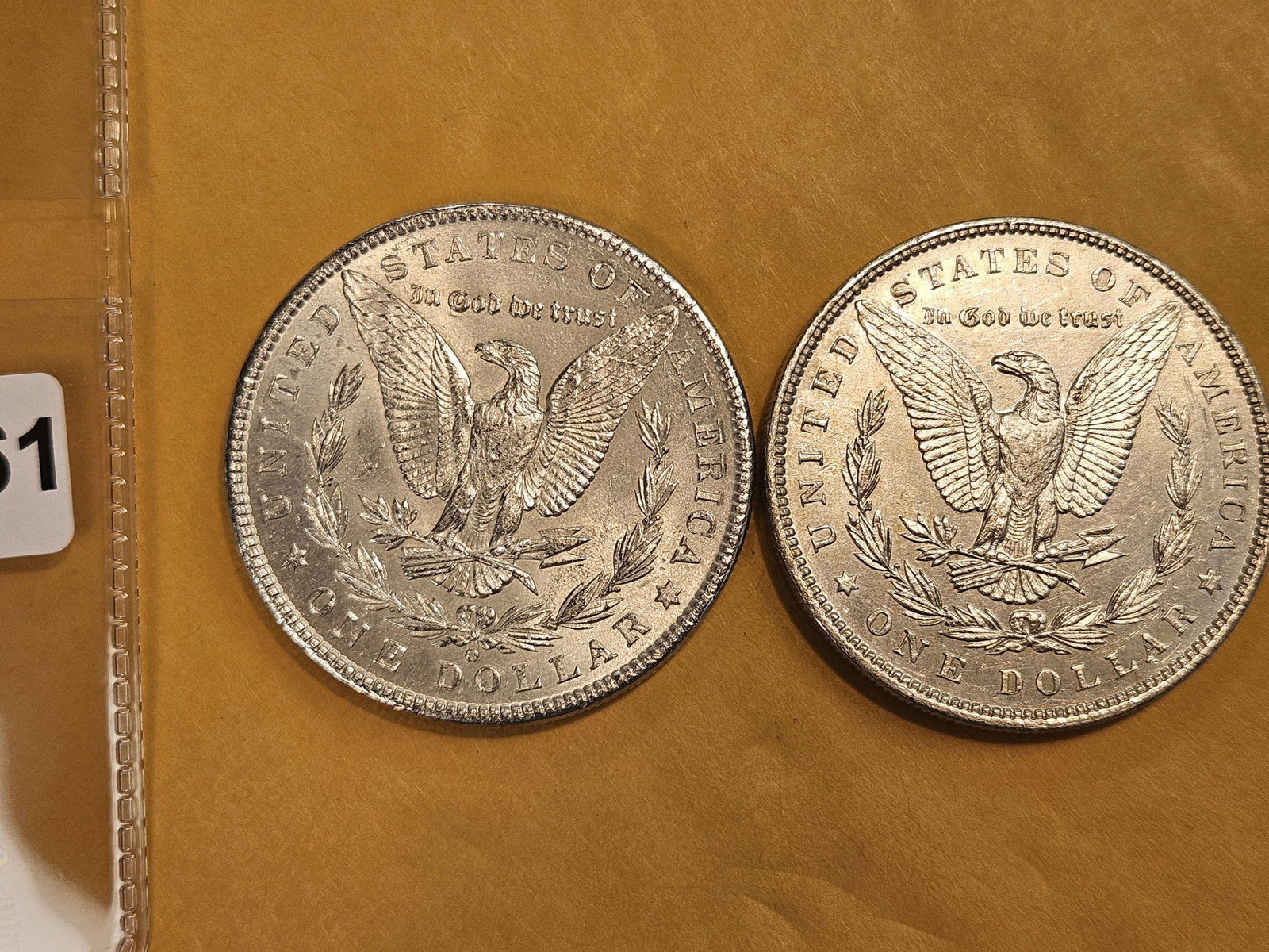 Two Brilliant About Uncirculated plus Morgan Dollars - 3