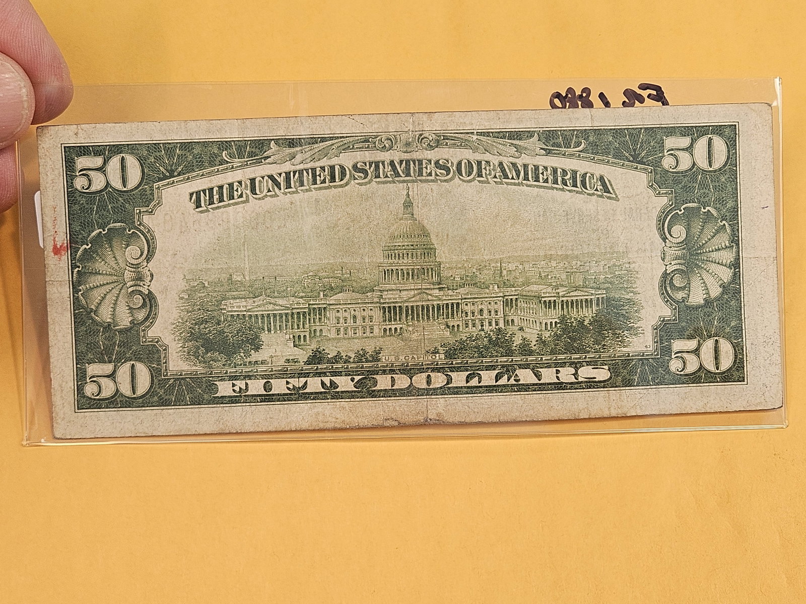 Series of 1929 Fifty Dollar National Currency in Very Fine plus - 2