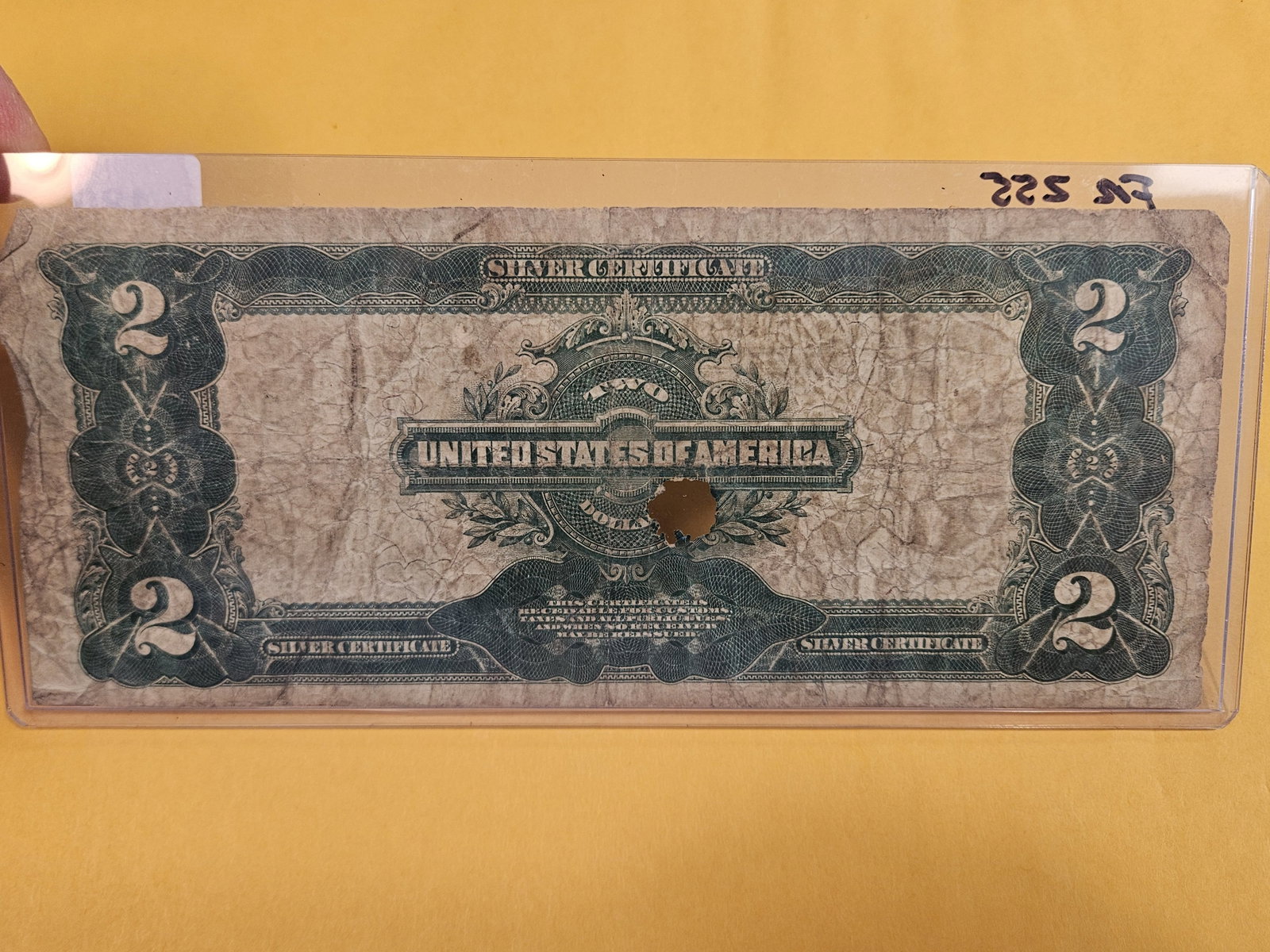 Series of 1899 TWO Dollar Large Size Silver Certificate - 2
