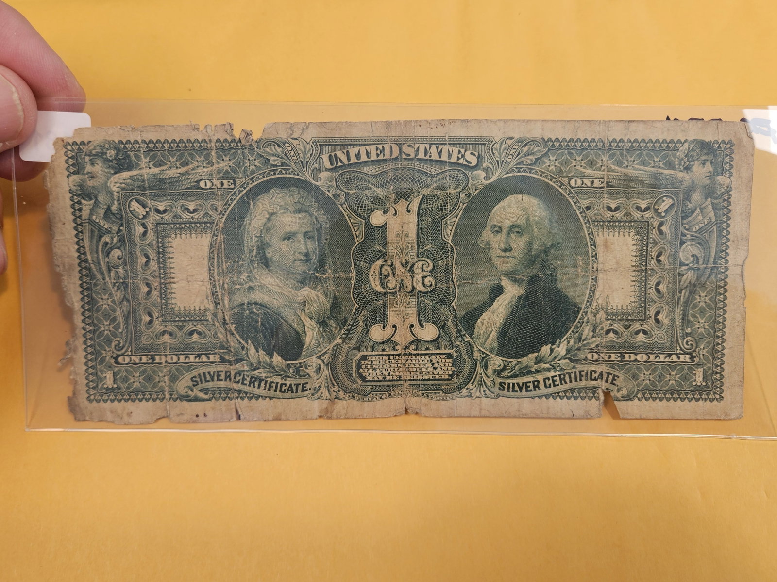 Series of 1892 Large Size One Dollar Silver Certificate - 2