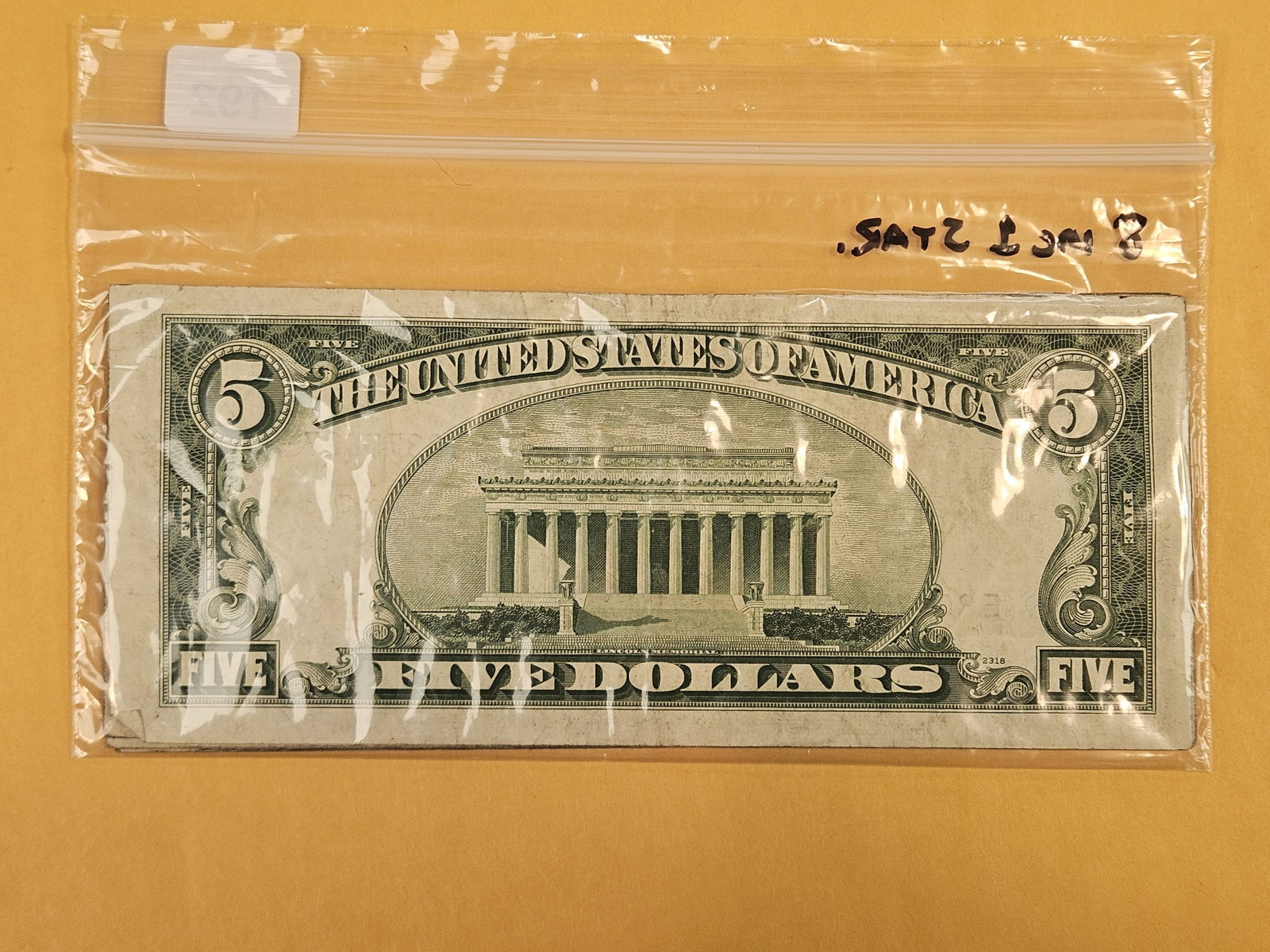 Eight $5 Silver Certificates - 2