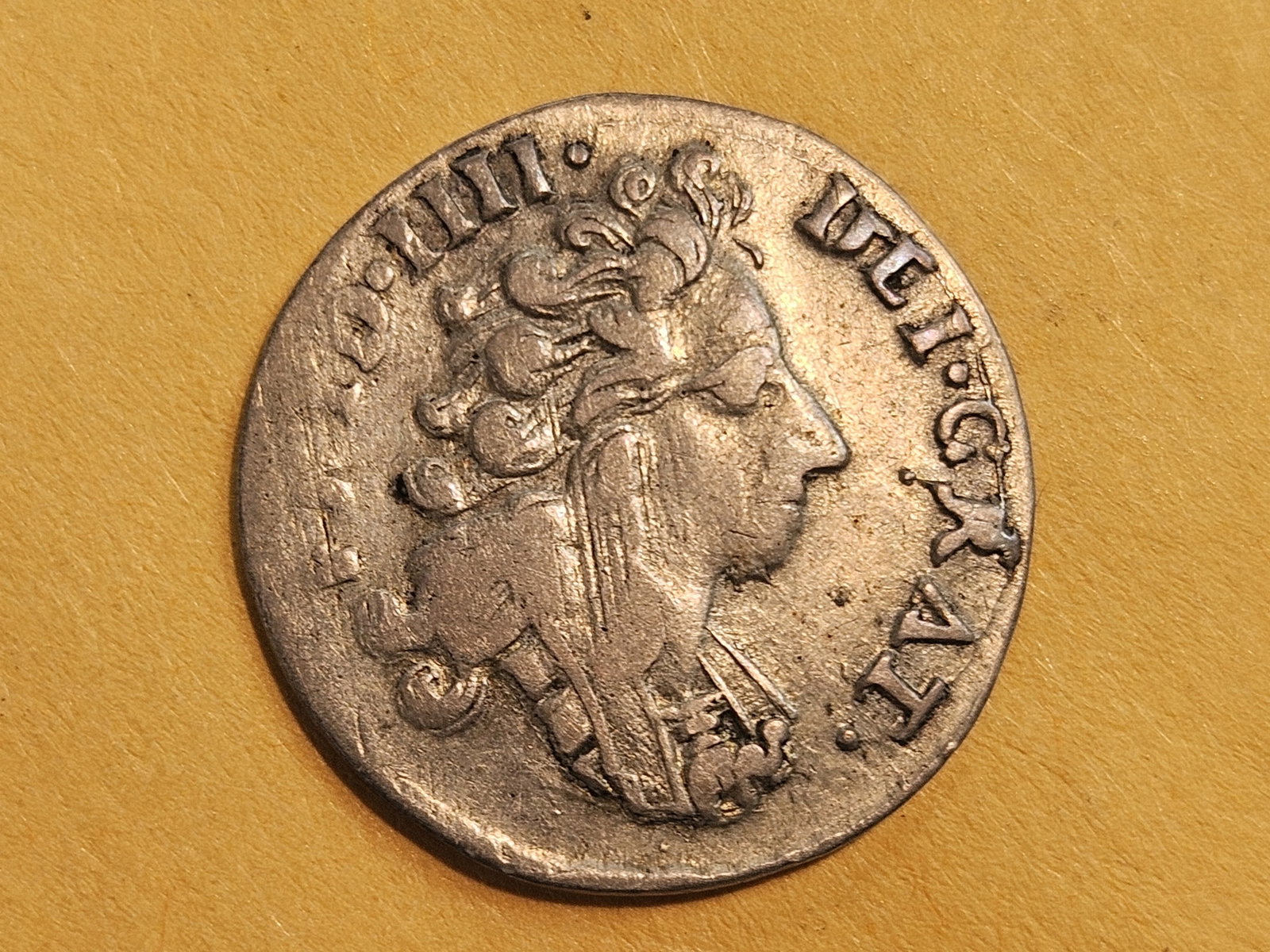Scarcer! C 1713 Denmark and Norway silver 8 skilling: KM 3