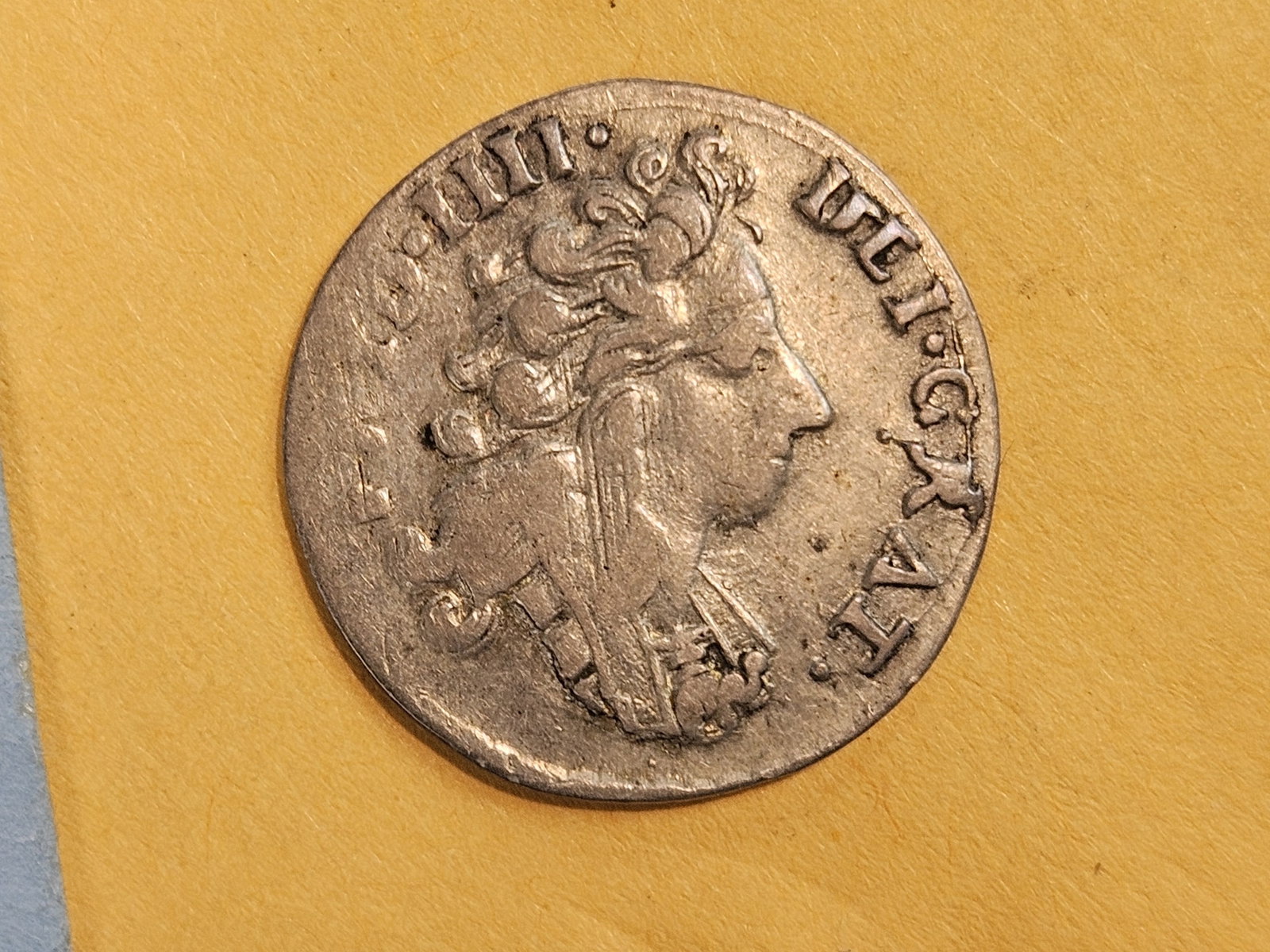 Scarcer! C 1713 Denmark and Norway silver 8 skilling - 3