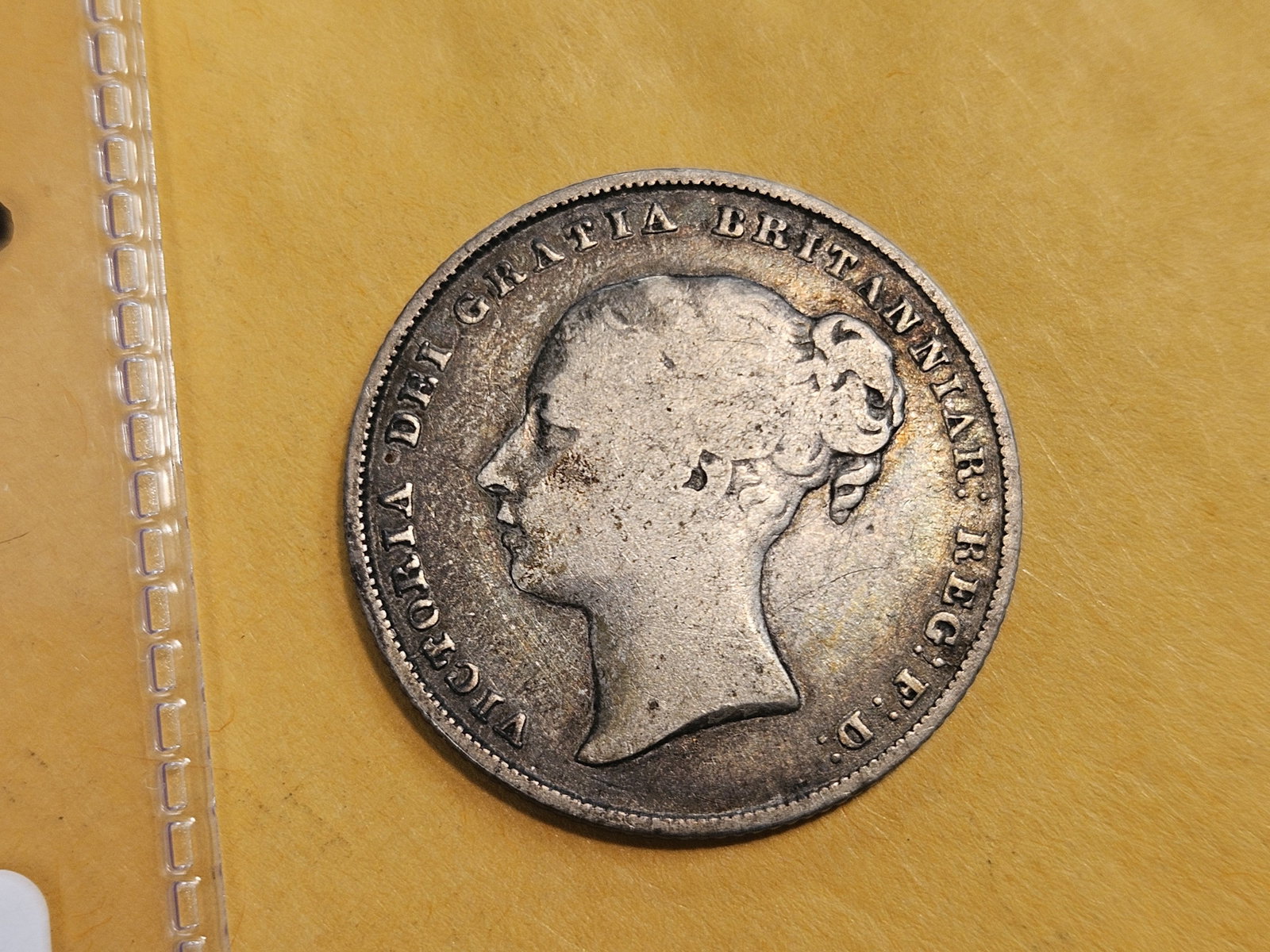 1853 Great Britain silver 6 pence: KM 733