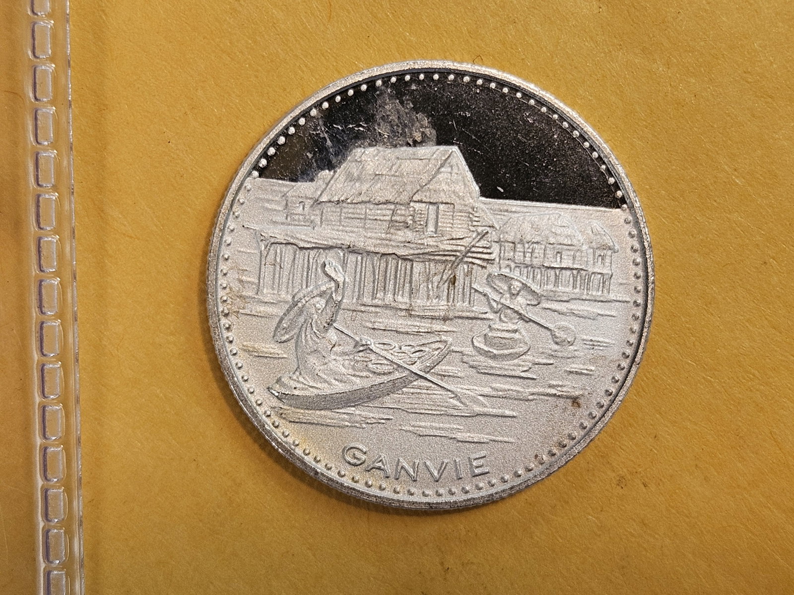 GEM Proof Deep Cameo 1971 Dahomey 100 franc: KM 1.1. And another Low Mintage!