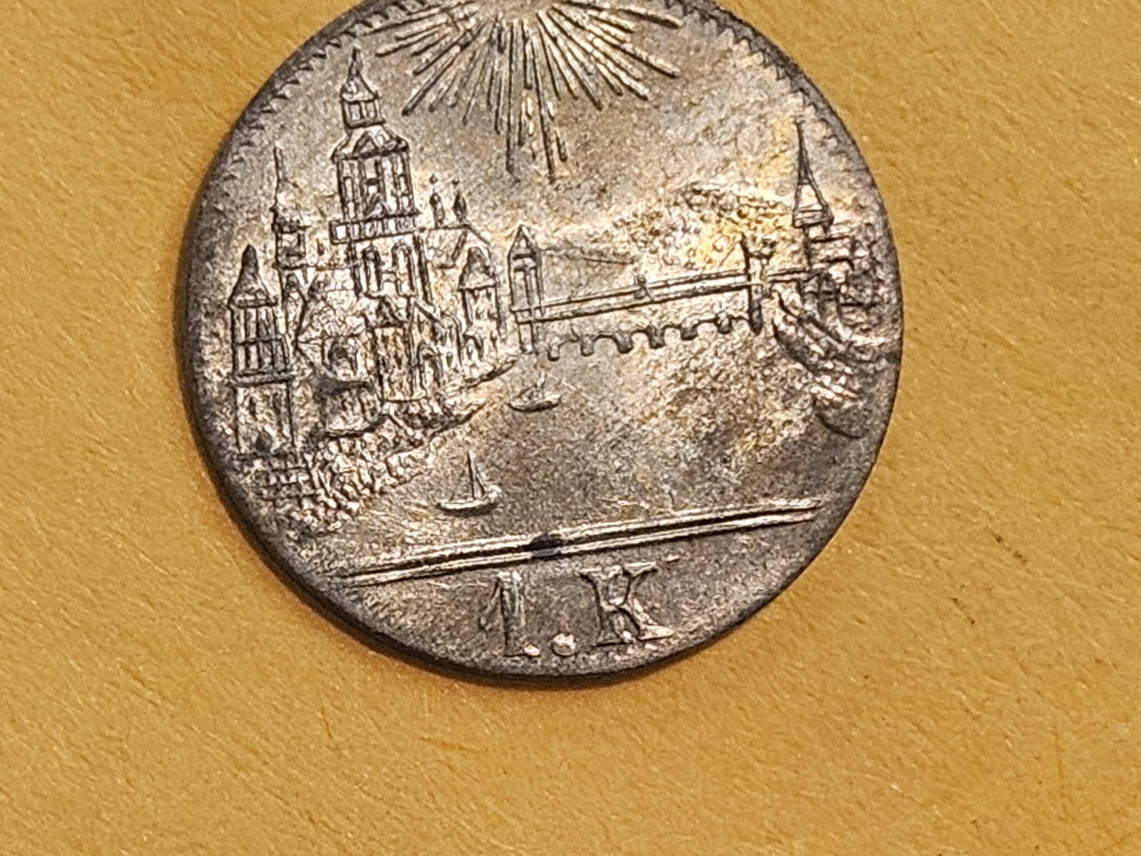 * Very Choice Brilliant Uncirculated 1839 German States Frankfurt 1 Kreuzer - 10