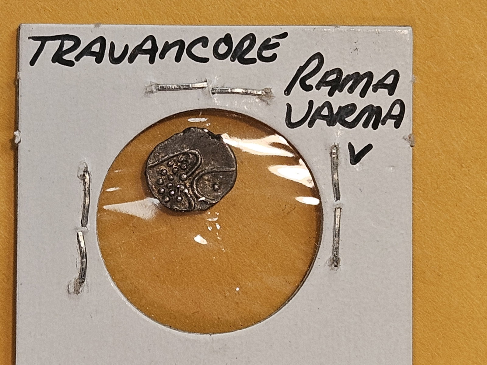 c. 1881 India Fanom in About Uncirculated plus - 3