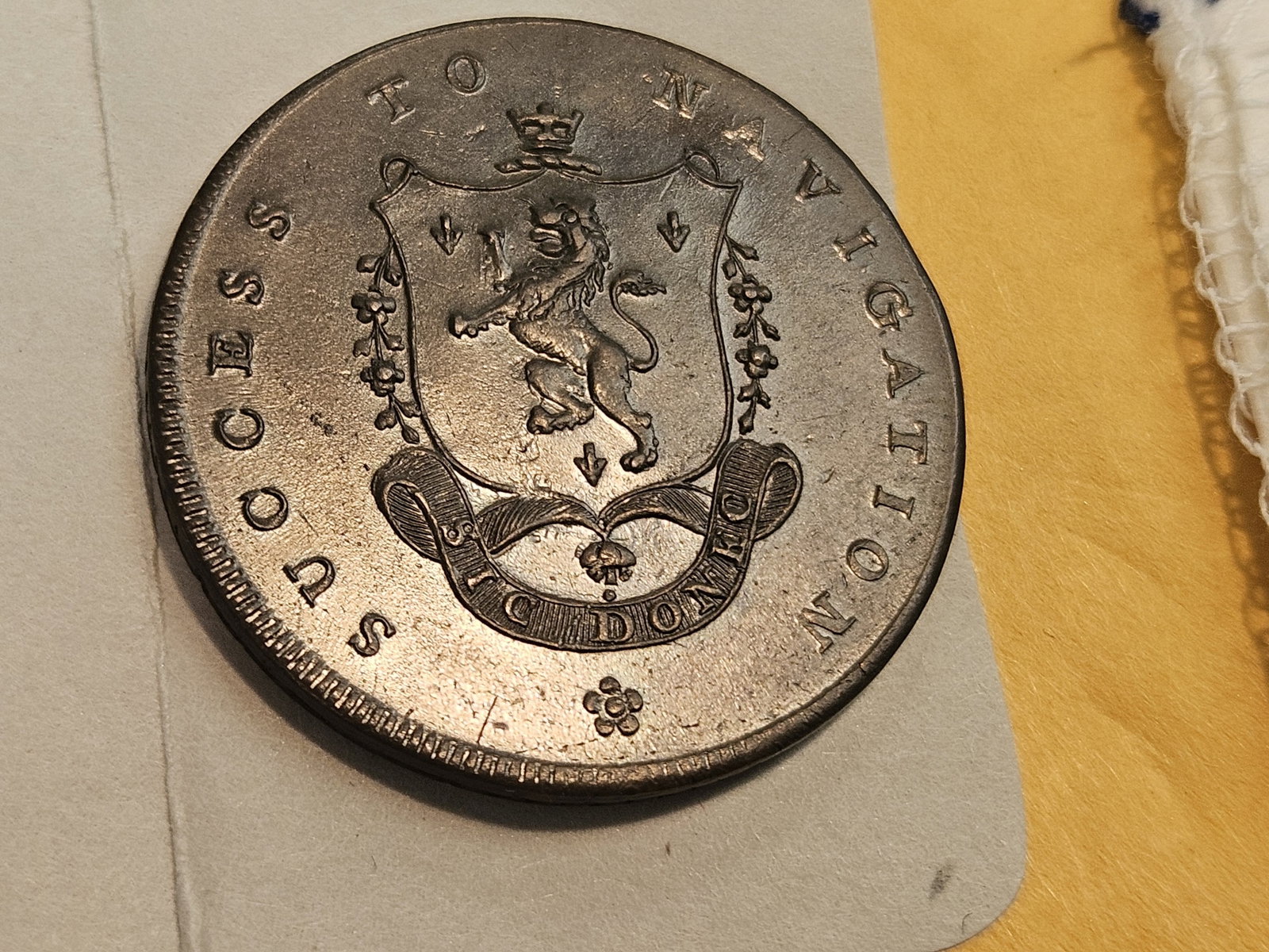 CONDER! Very Choice Brown Uncirculated Half-Penny Conder Token - 3
