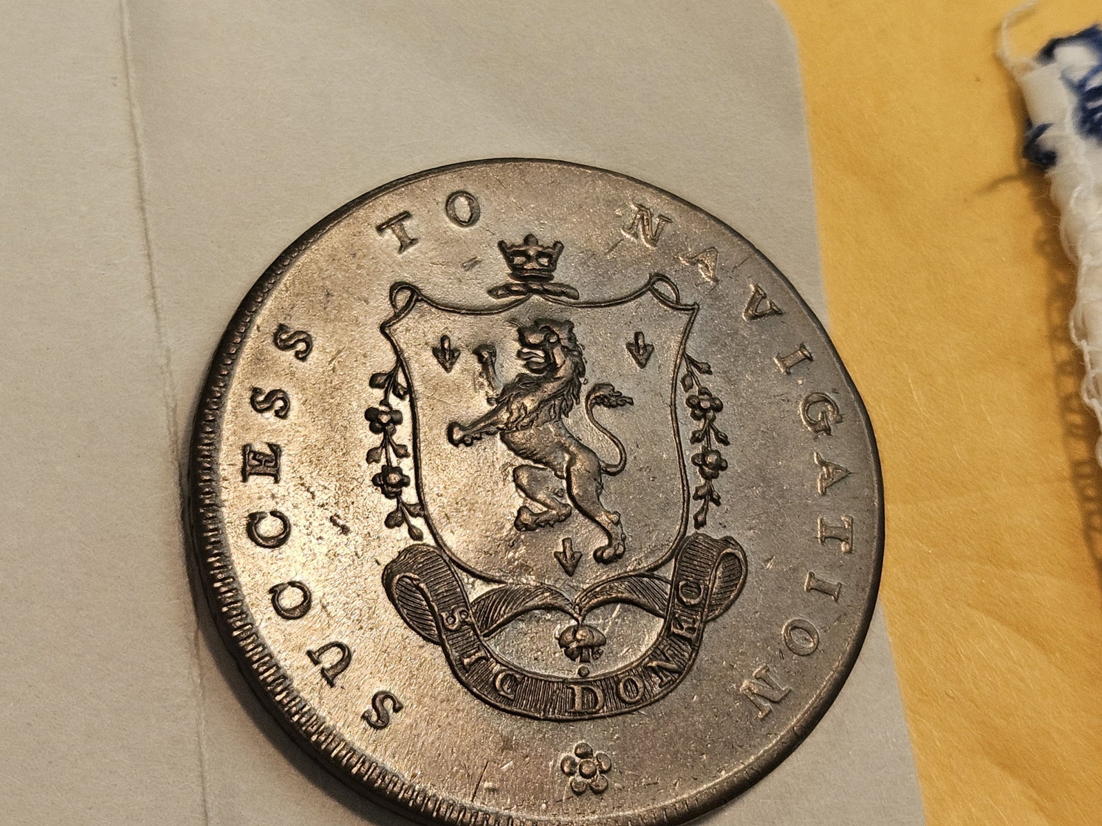 CONDER! Very Choice Brown Uncirculated Half-Penny Conder Token - 4