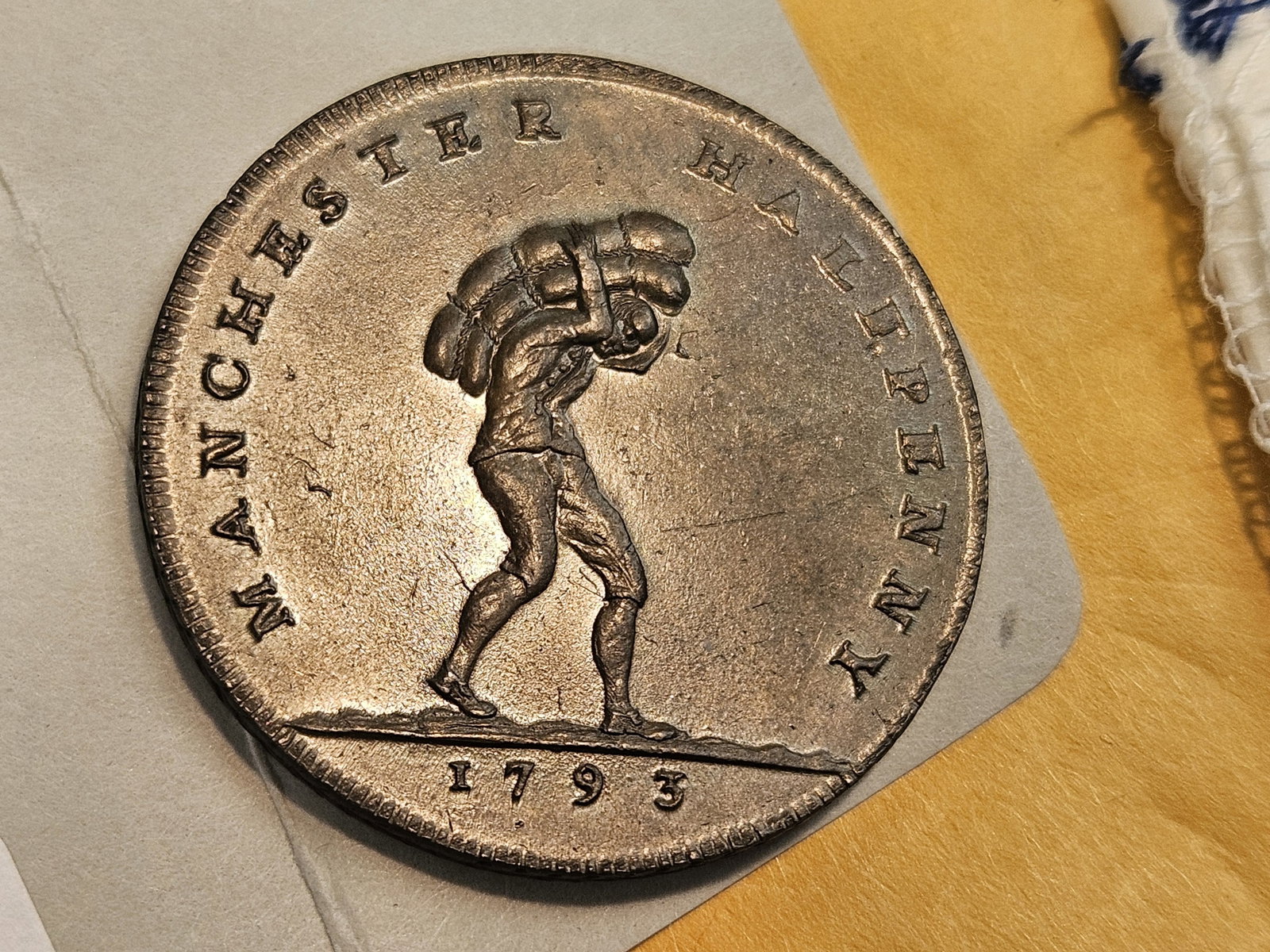 CONDER! Very Choice Brown Uncirculated Half-Penny Conder Token - 7