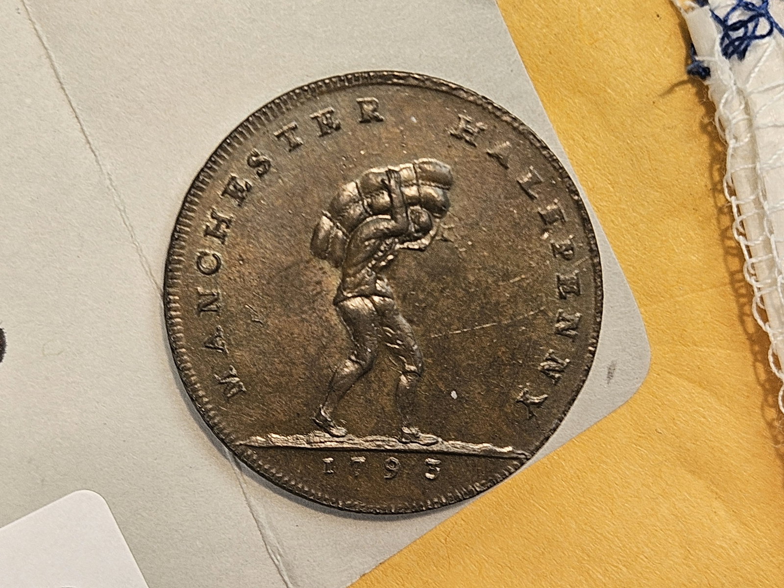 CONDER! Very Choice Brown Uncirculated Half-Penny Conder Token - 9