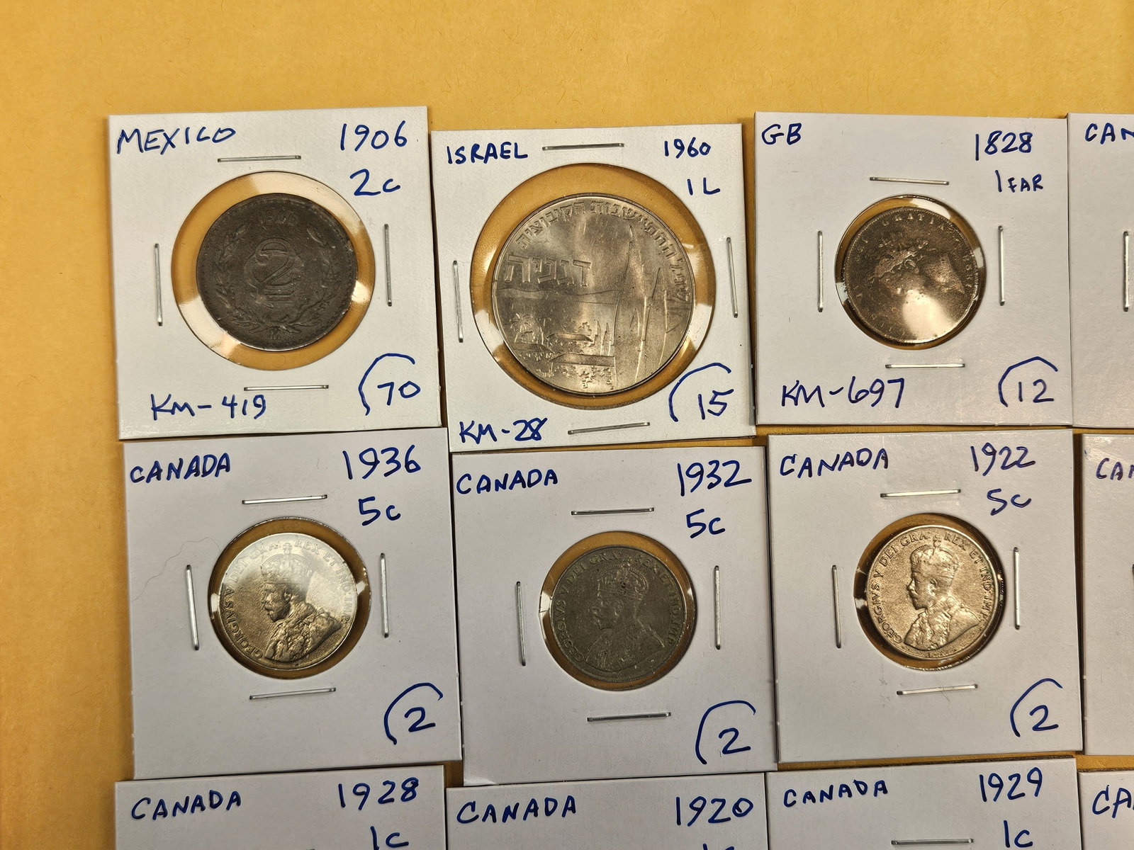 Sixteen mixed World coins - 2