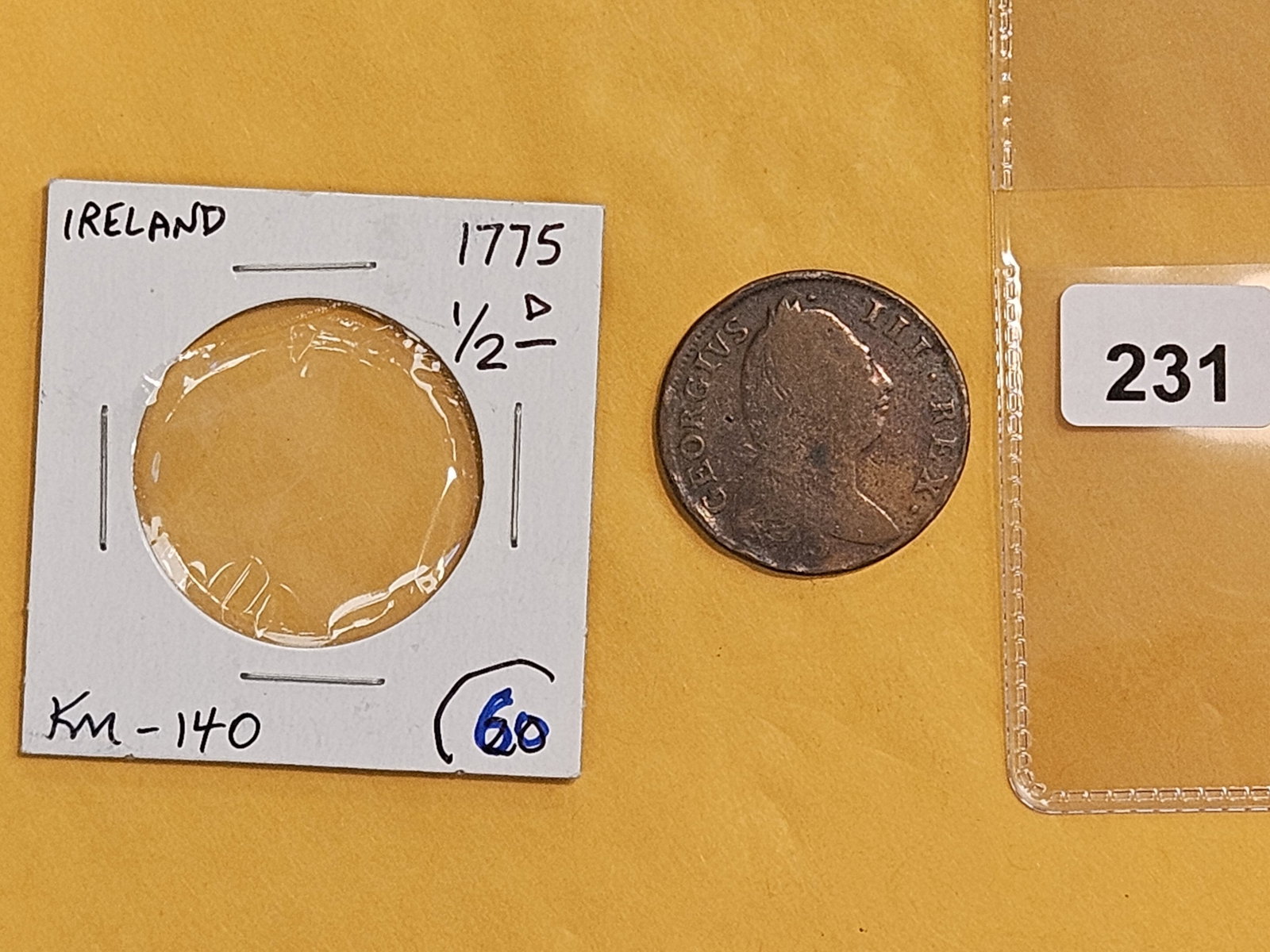 1775 Ireland half-penny - 2