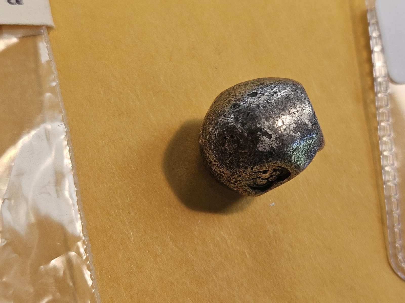 Siam Kingdom early 1800's Silver Bullet money - 5
